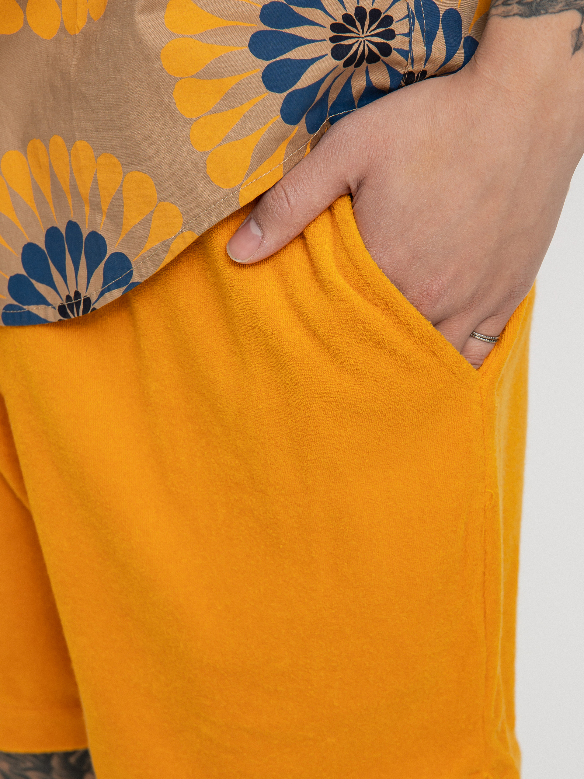 Brixton Pacific Reserve Terry Cloth Sh Shorts (golden glow)