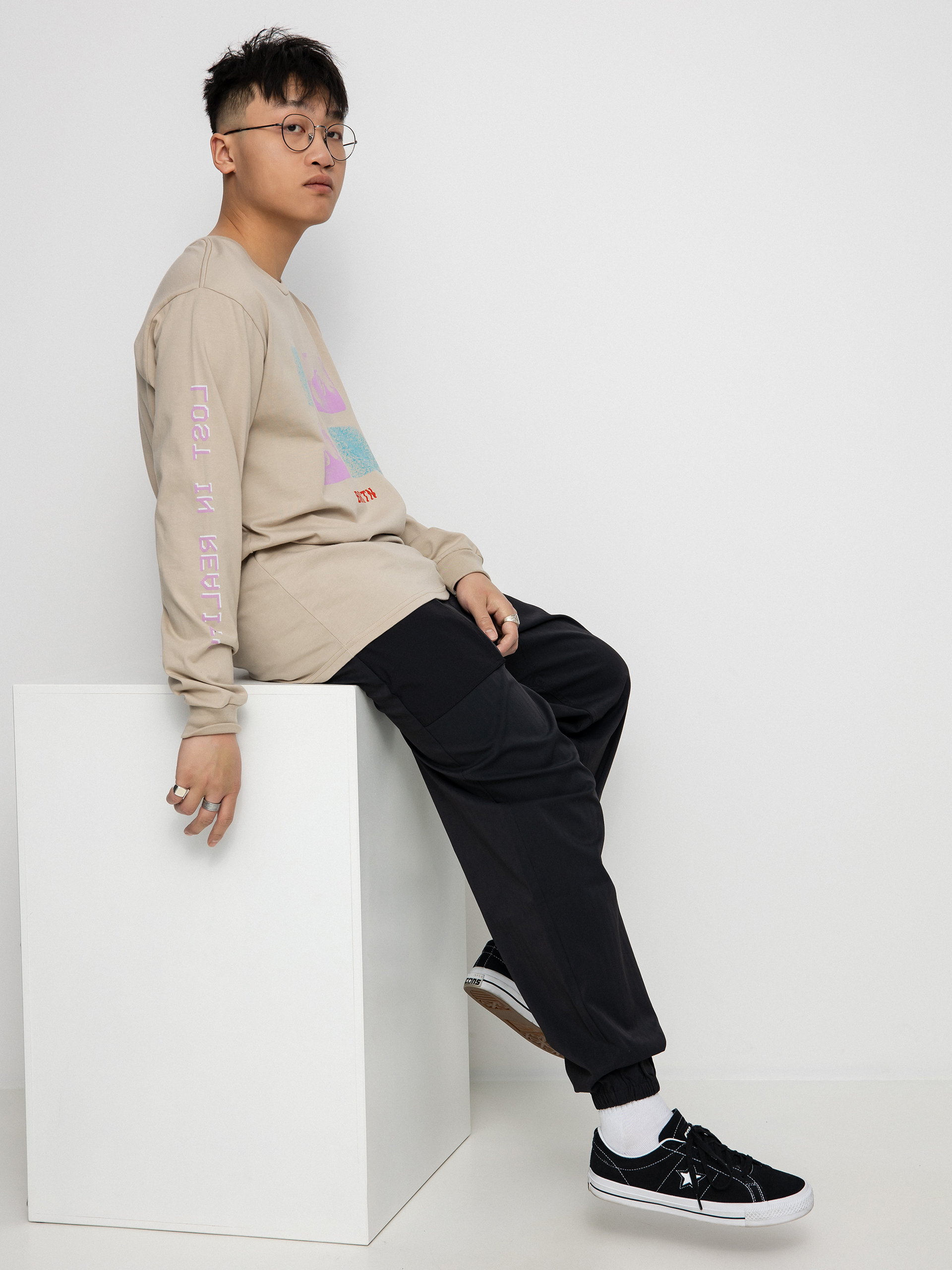 Brixton All Eyes Longsleeve (sand)