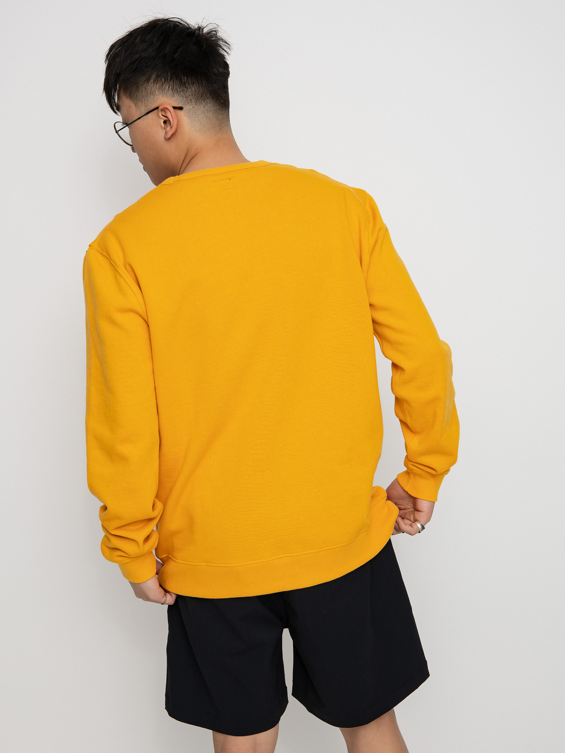 Brixton Lion Crest Crew Sweatshirt (golden glow)