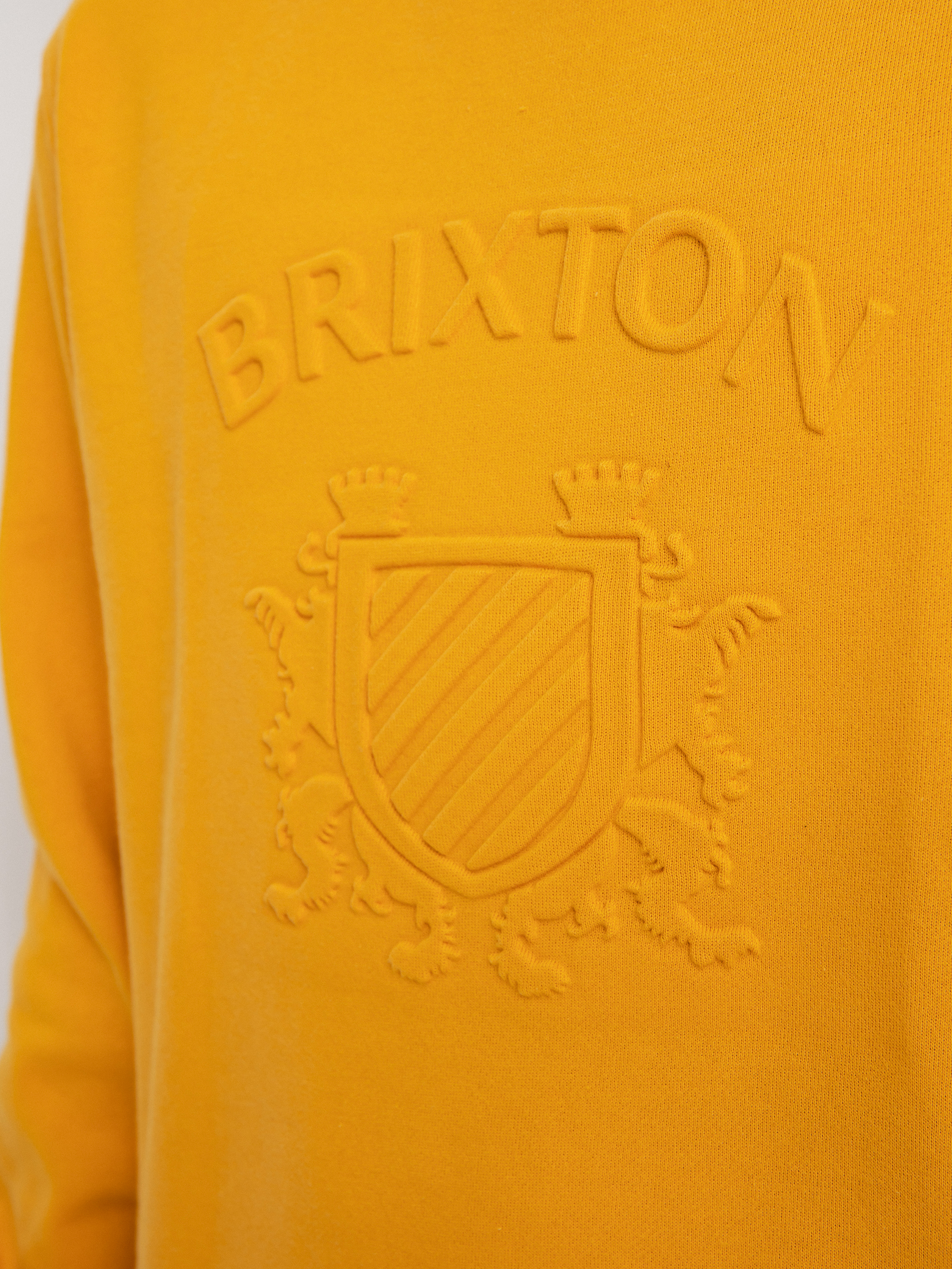 Brixton Lion Crest Crew Sweatshirt (golden glow)