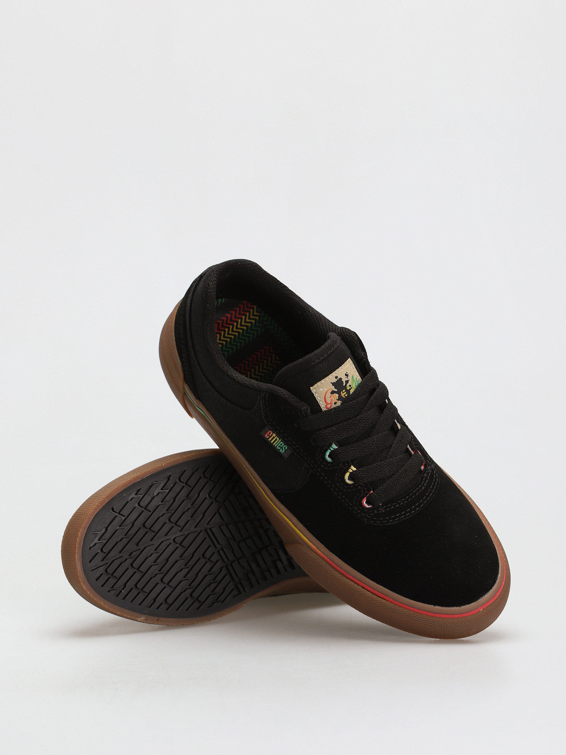 Etnies Joslin Vulc X Grizzly Shoes (black/gum)