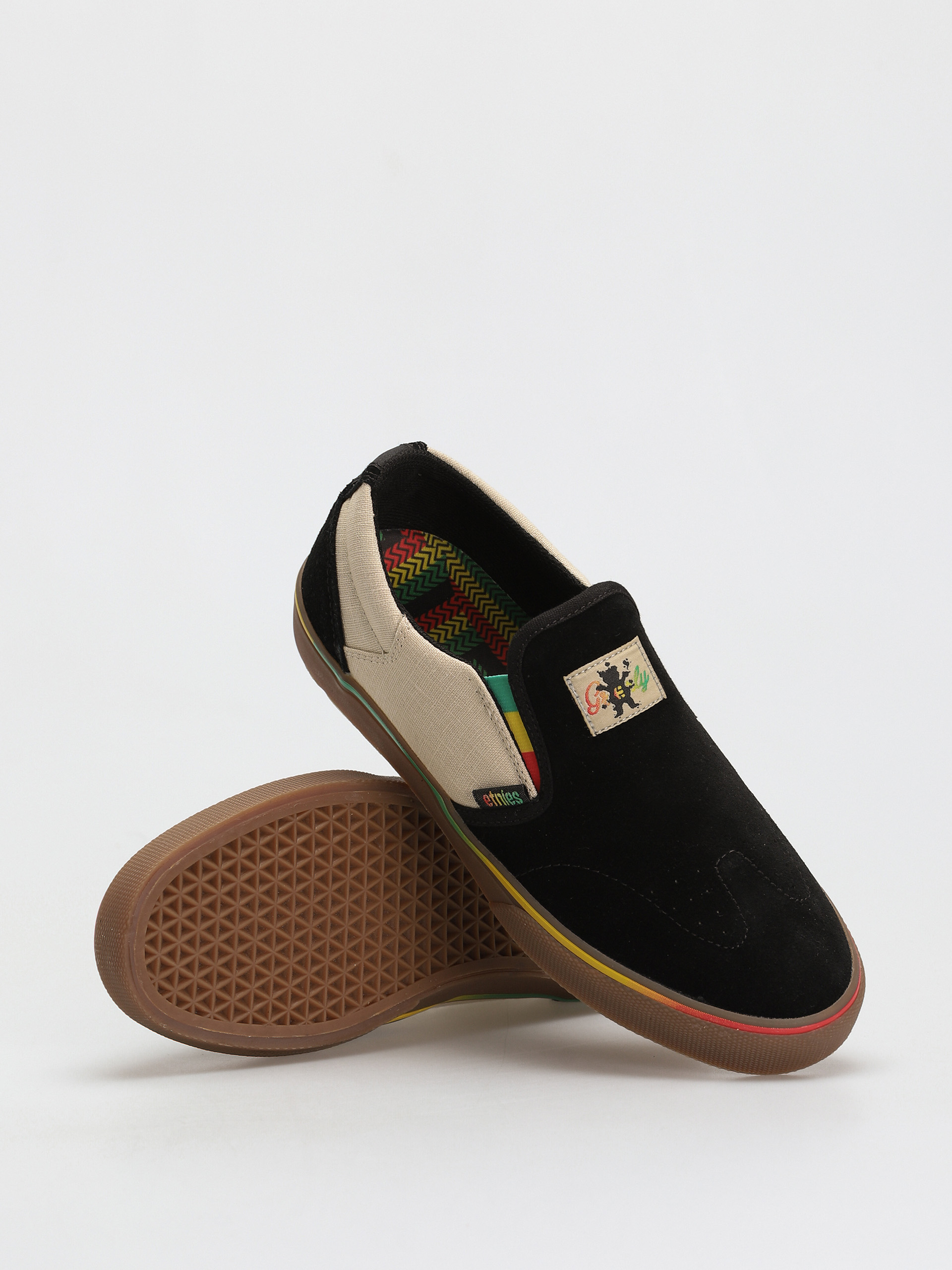 Etnies Marana Slip X Grizzly Shoes (black/gum)
