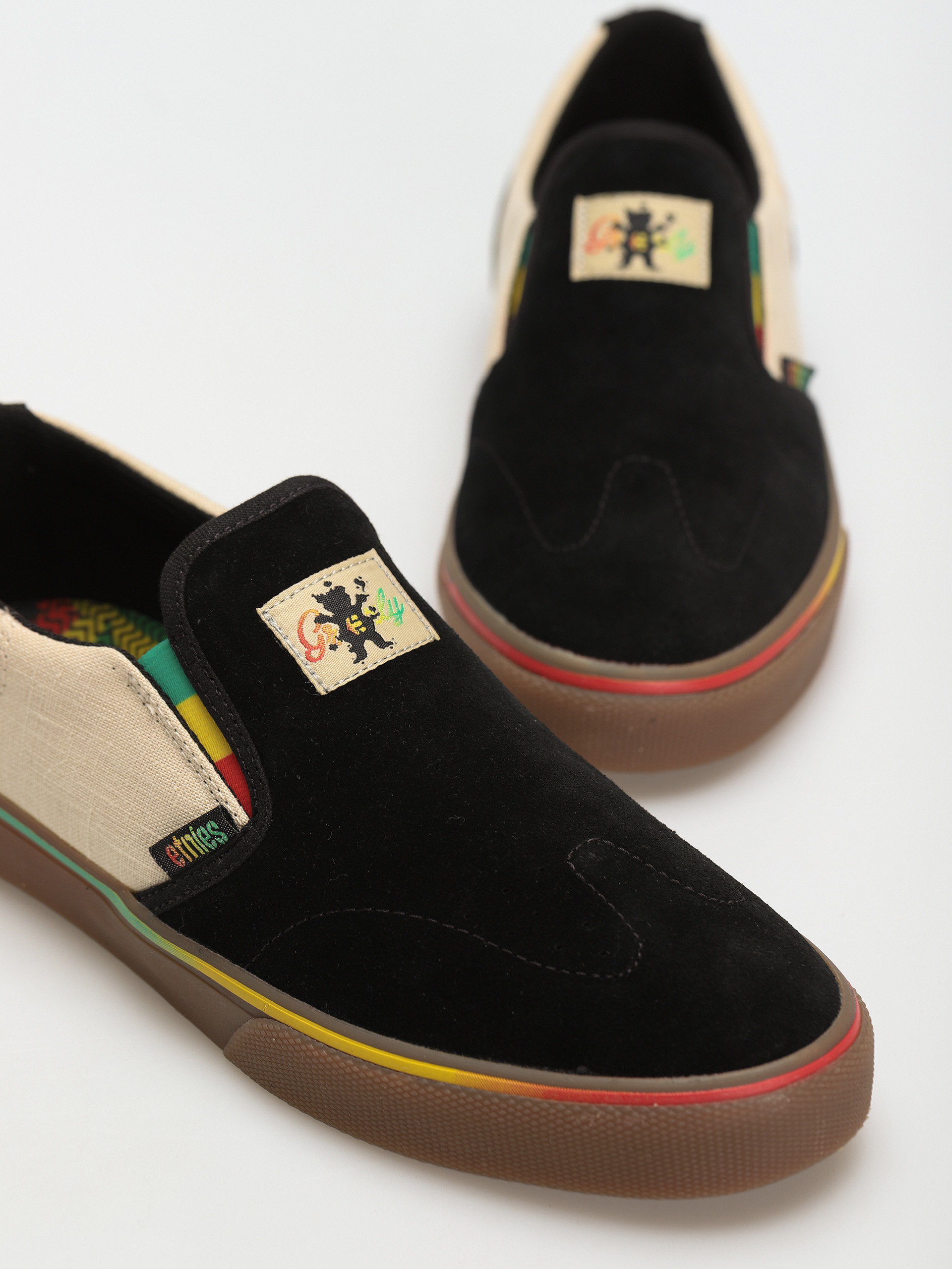 Etnies Marana Slip X Grizzly Shoes (black/gum)