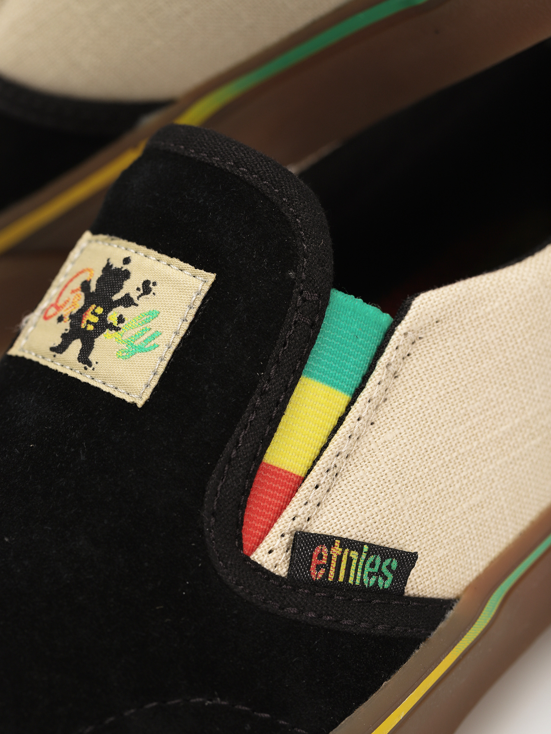 Etnies Marana Slip X Grizzly Shoes (black/gum)