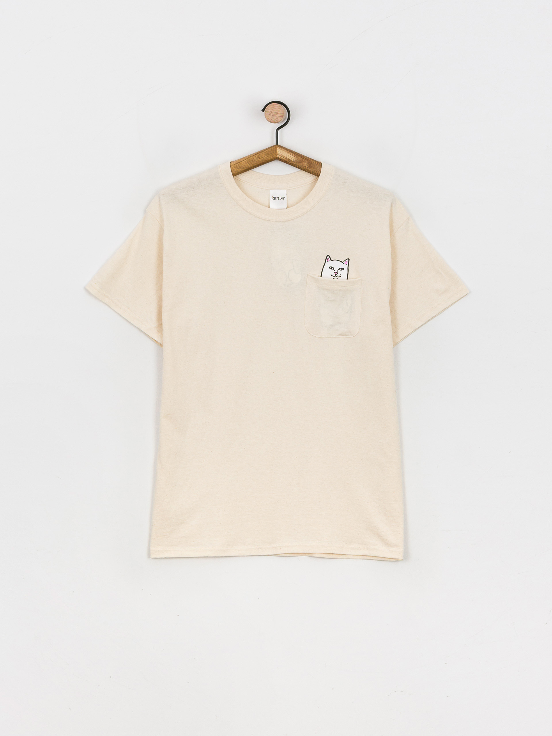 RipNDip Lord Nermal Pocket T-shirt (natural)