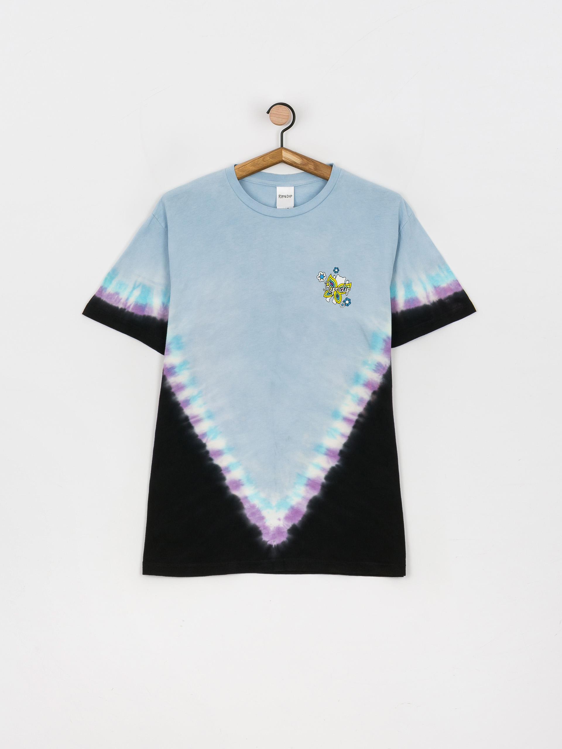 RipNDip Promised Land T-shirt (purple/blue v dye)