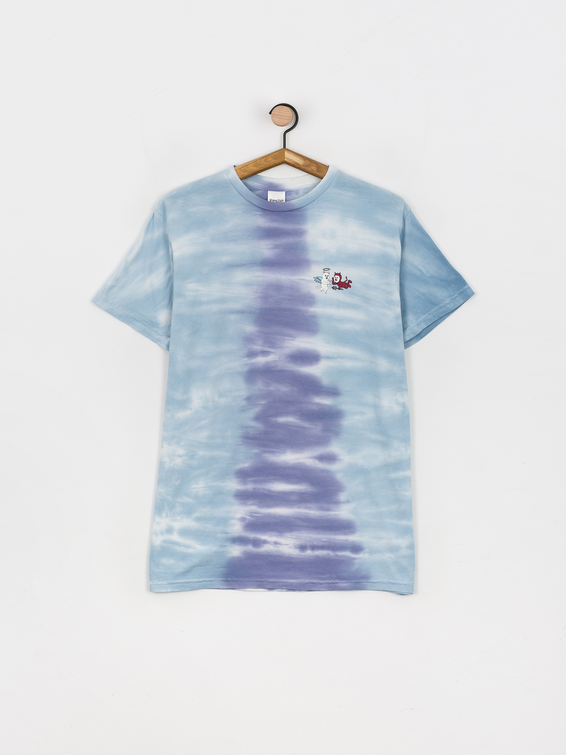RipNDip Limbo T-shirt (periwinkle/light blue split dye)