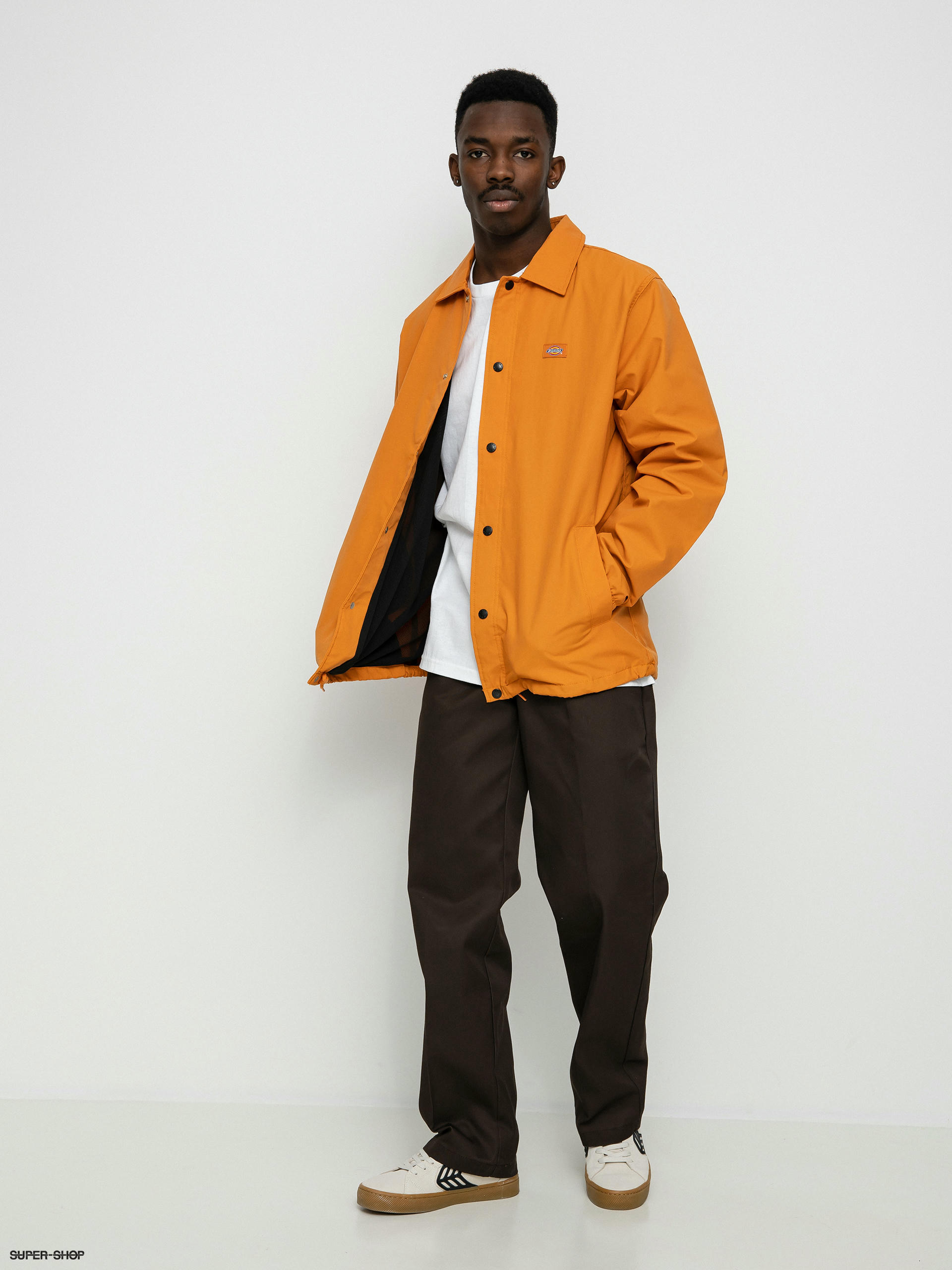 Dickies Oakport Coach Jacket orange golden ochre