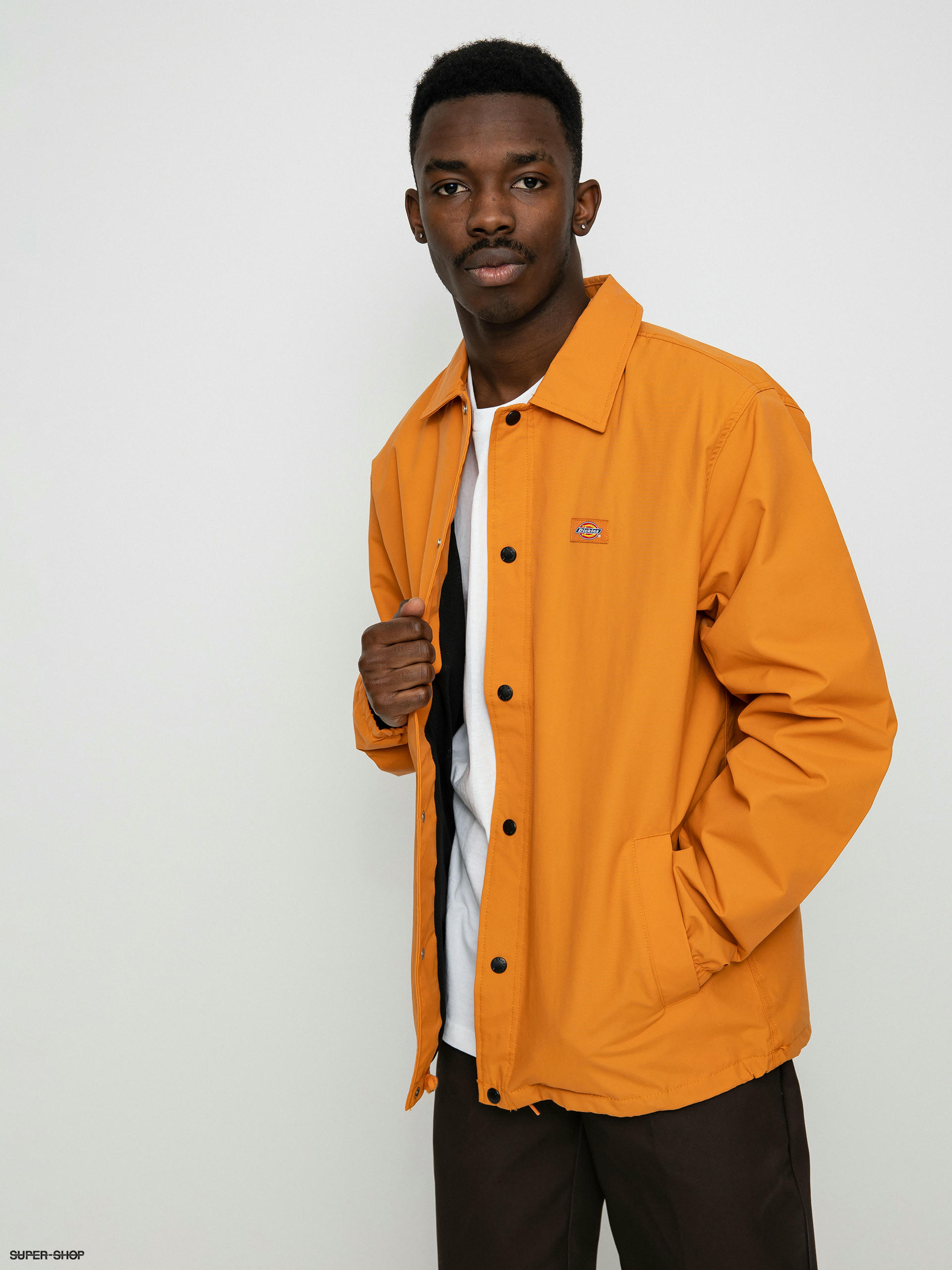 coach jacket orange