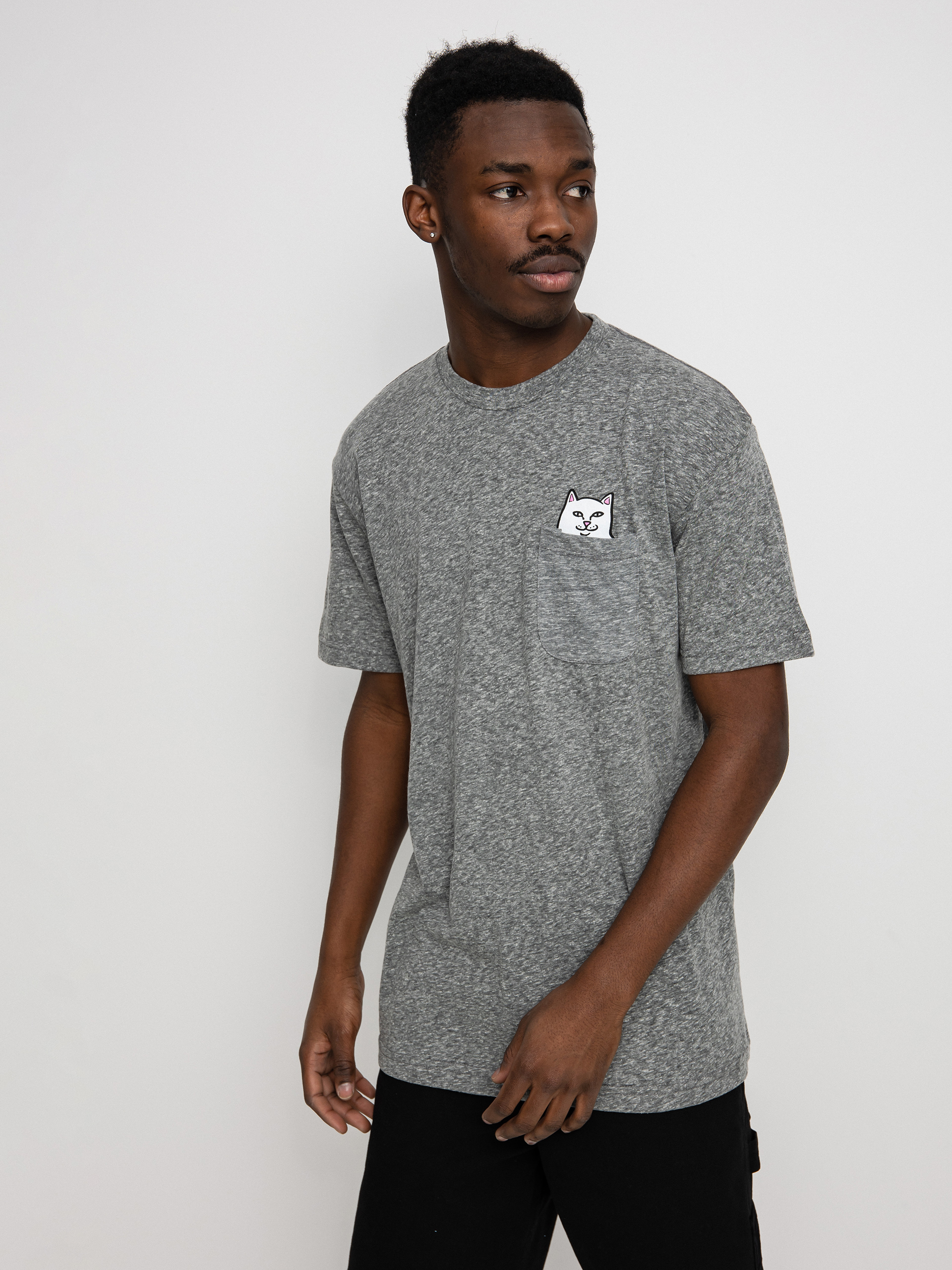 RipNDip T-shirt Lord Nermal Pocket (athletic heather grey)