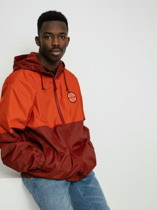 Brixton Claxton Crest Lw Zip HD Jacket (phoenix orange/dark brick)