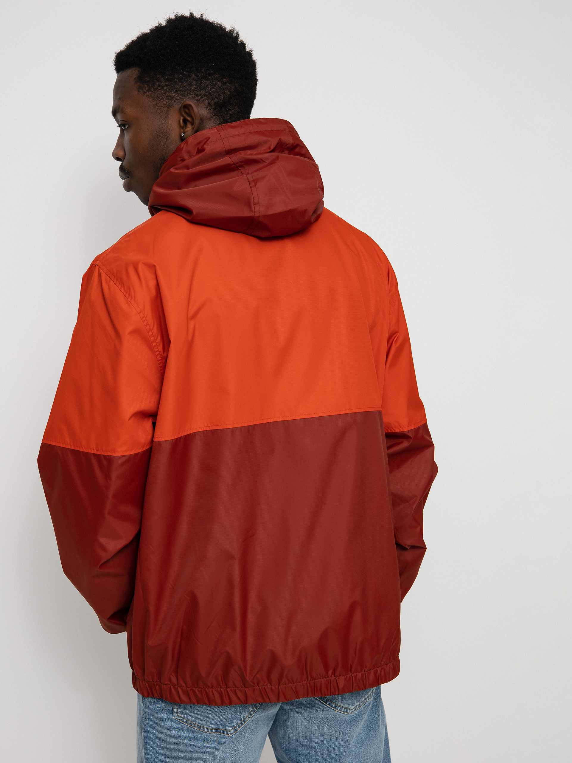 Brixton Claxton Crest Lw Zip HD Jacket (phoenix orange/dark brick)