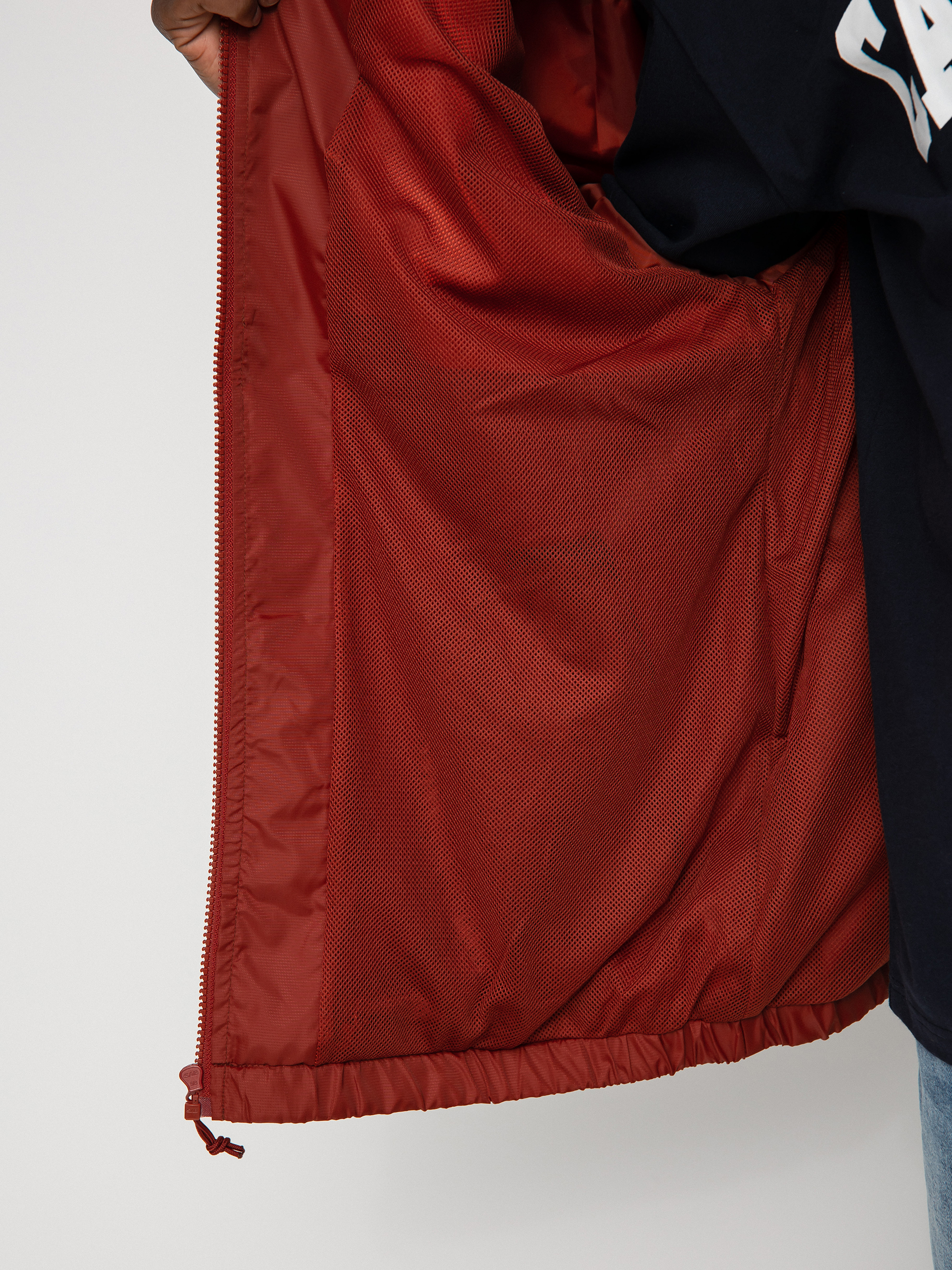 Brixton Claxton Crest Lw Zip HD Jacket (phoenix orange/dark brick)