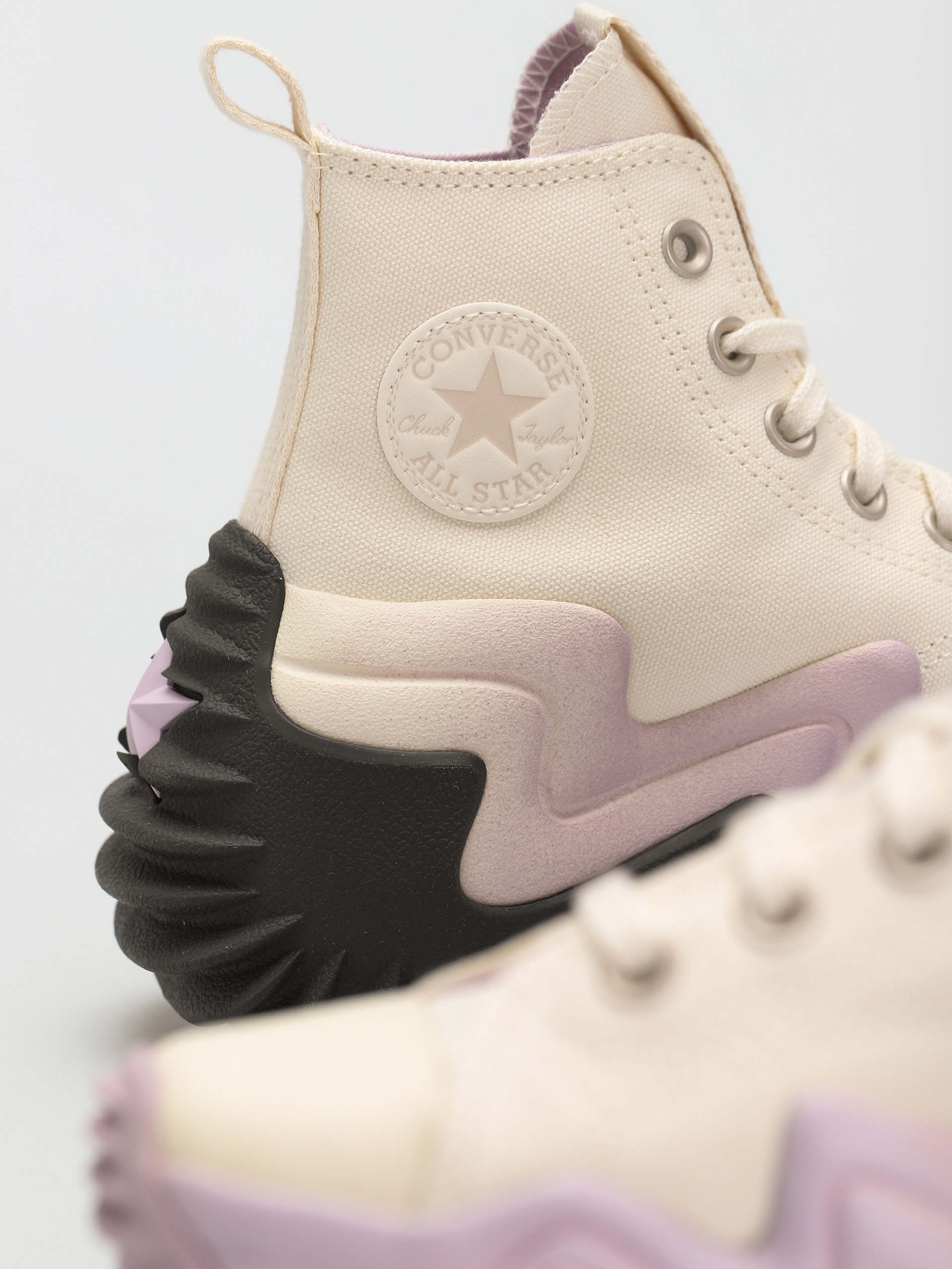 Converse Run Star Motion Hi Shoes (egret/pale amethyst/storm wind)