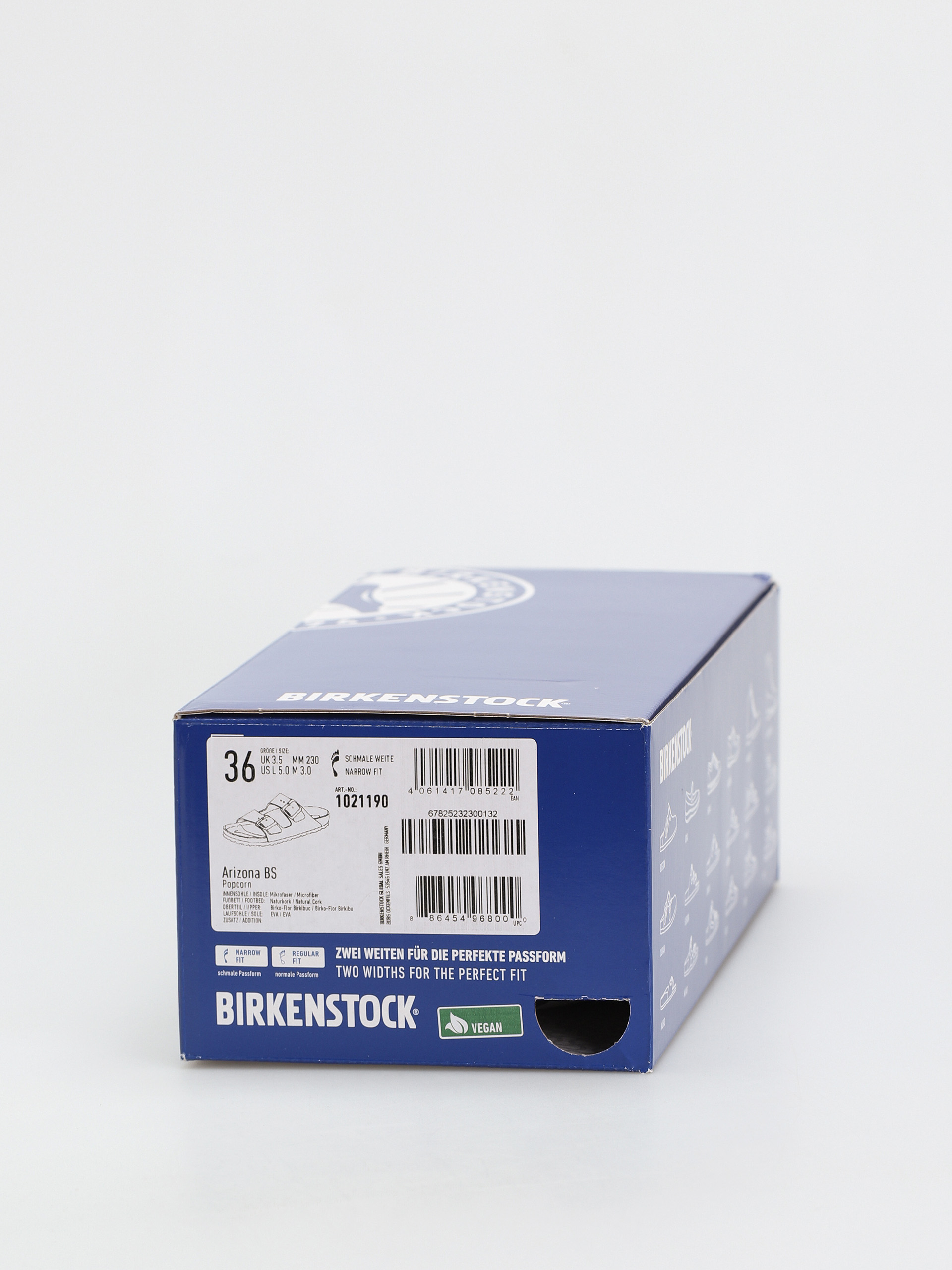 Birkenstock Arizona Vegan Narrow Sandalen Wmn (popcorn)