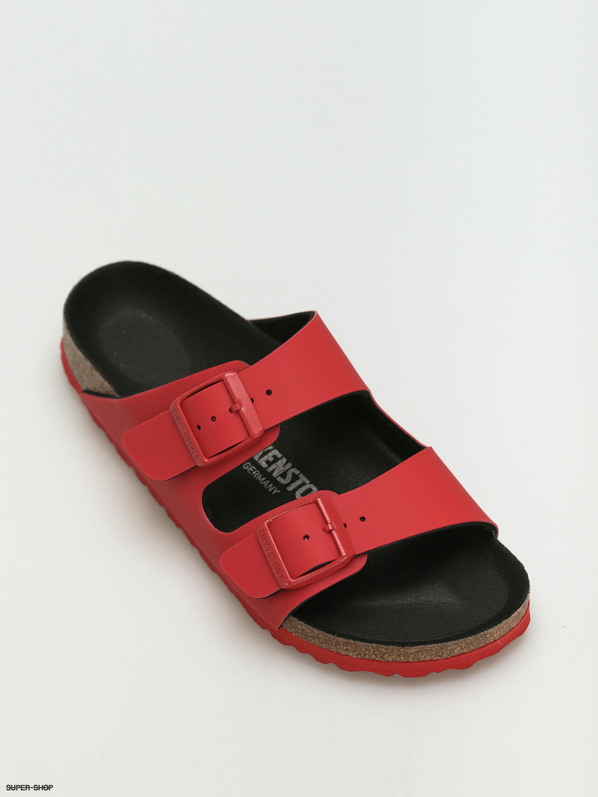 Red birkenstocks hot sale