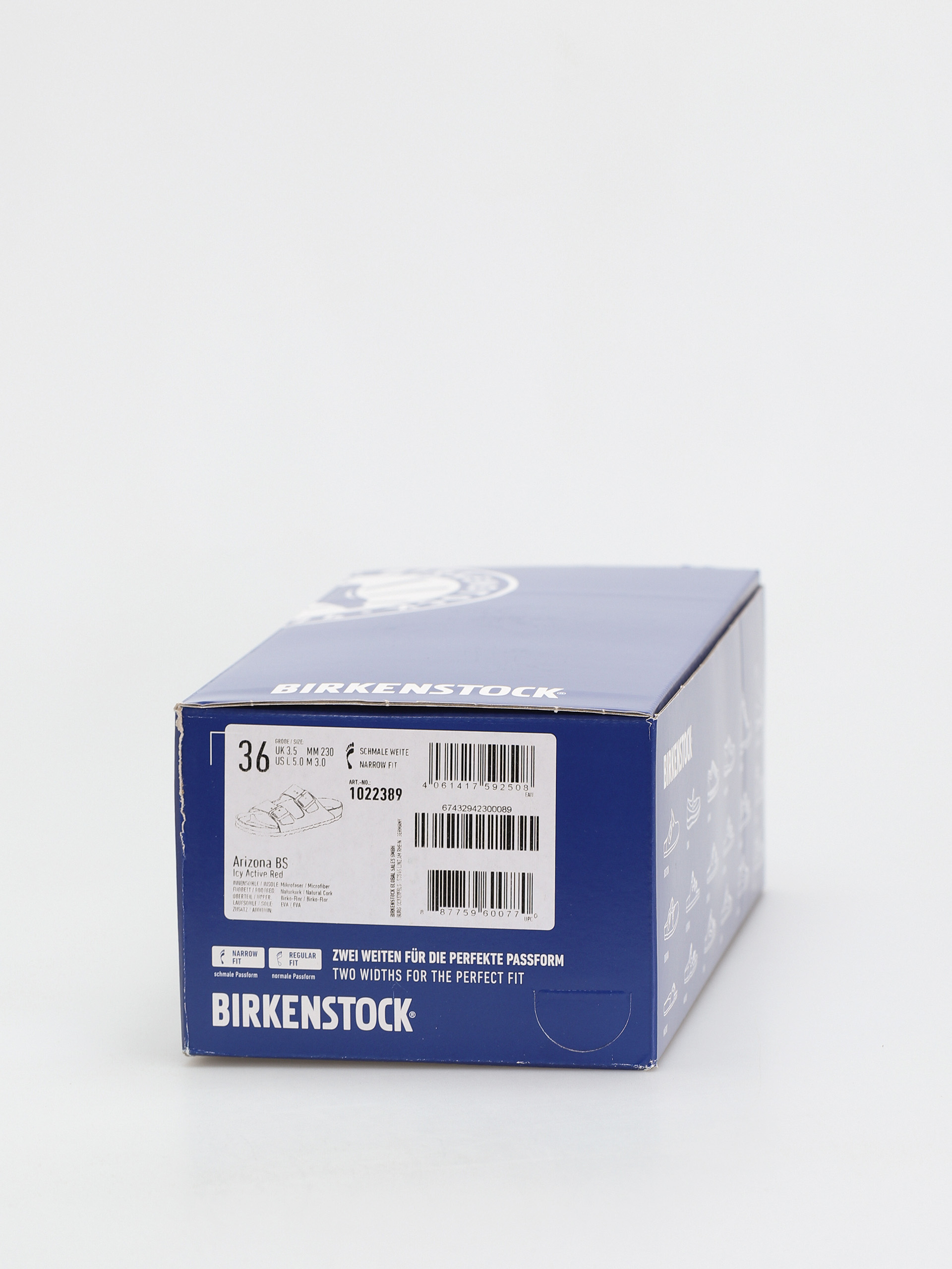 Birkenstock Arizona Narrow Flip-flops (active red reinterpreted)