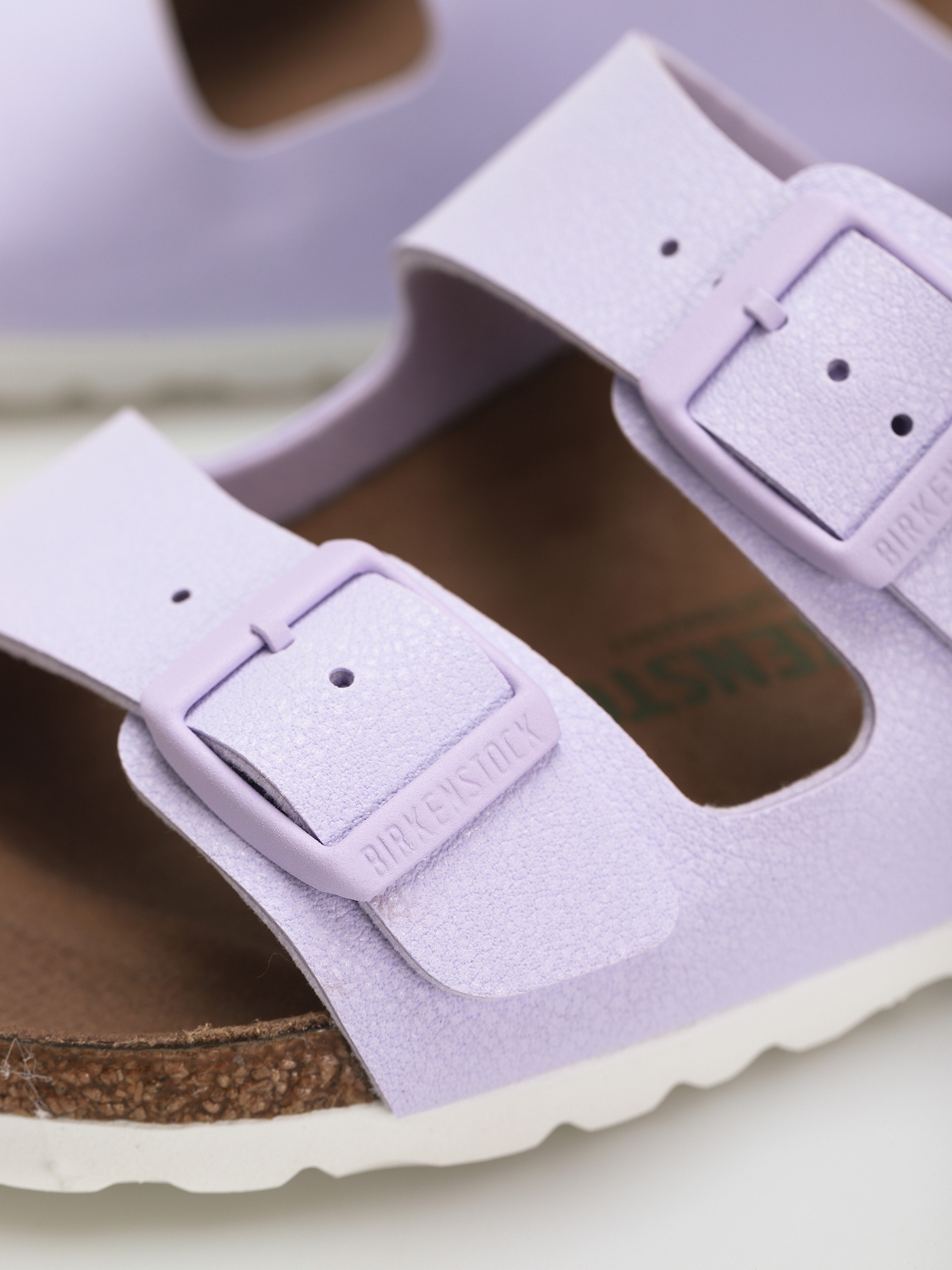 Birkenstock Arizona Vegan Narrow Flip-flops Wmn (lavender fog)