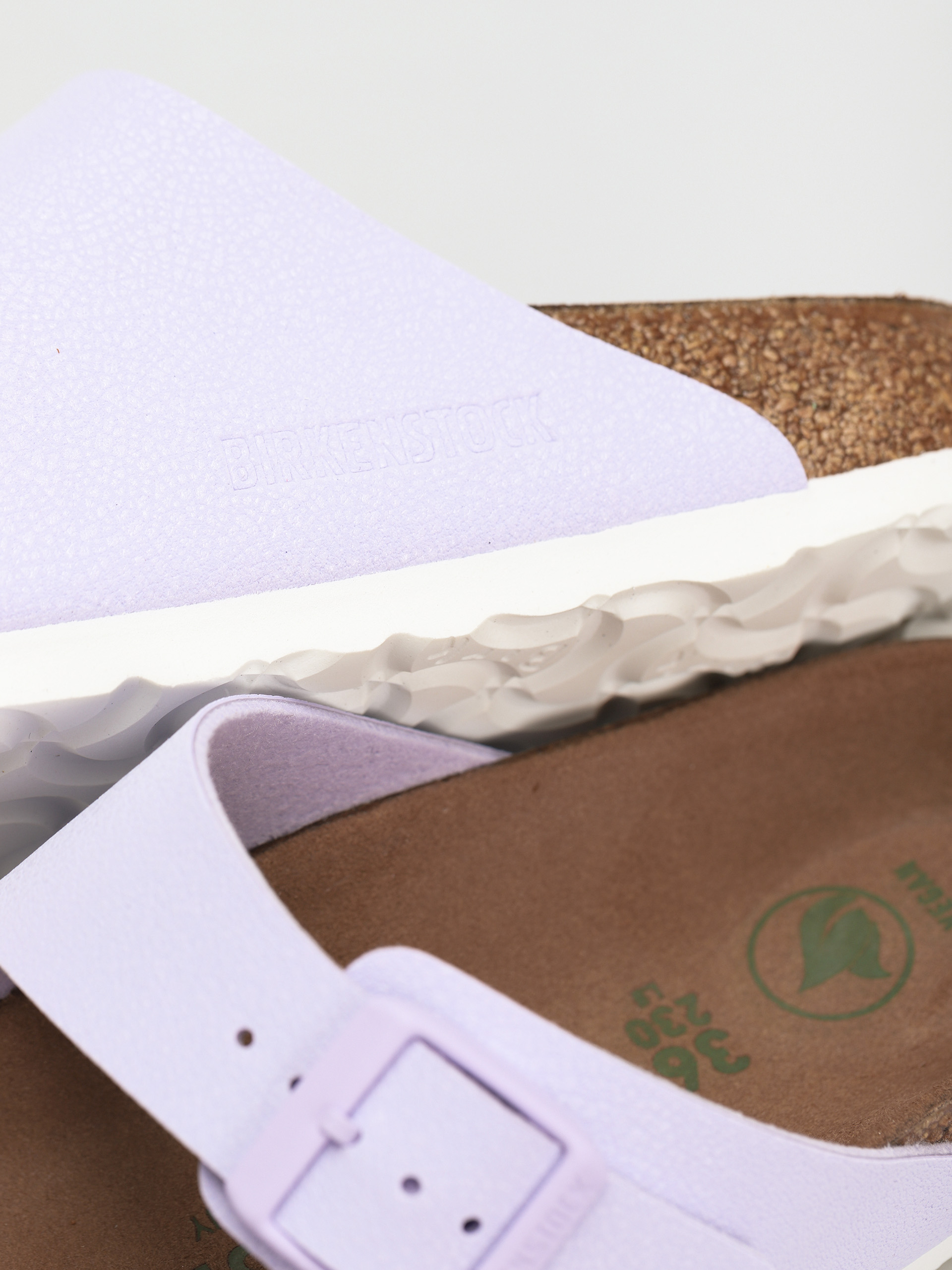 Birkenstock Arizona Vegan Narrow Flip-flops Wmn (lavender fog)