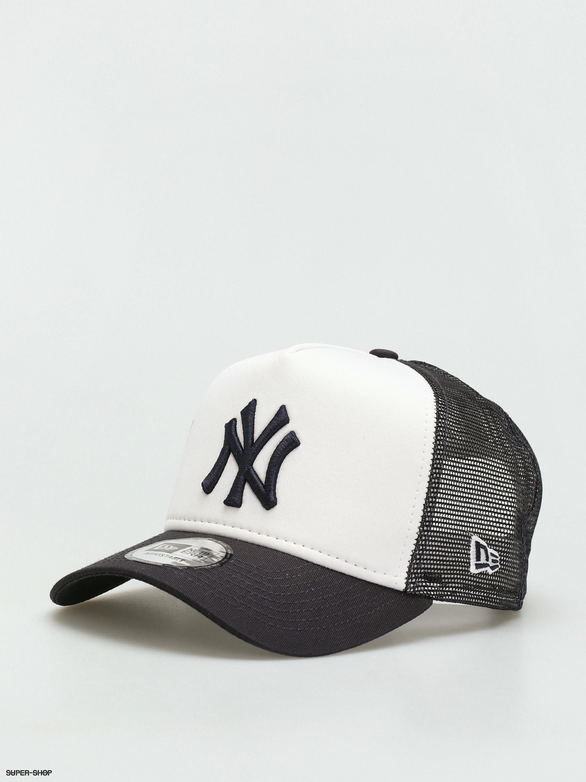 New Era Team Block Trucker New York Yankees Cap (black/white)