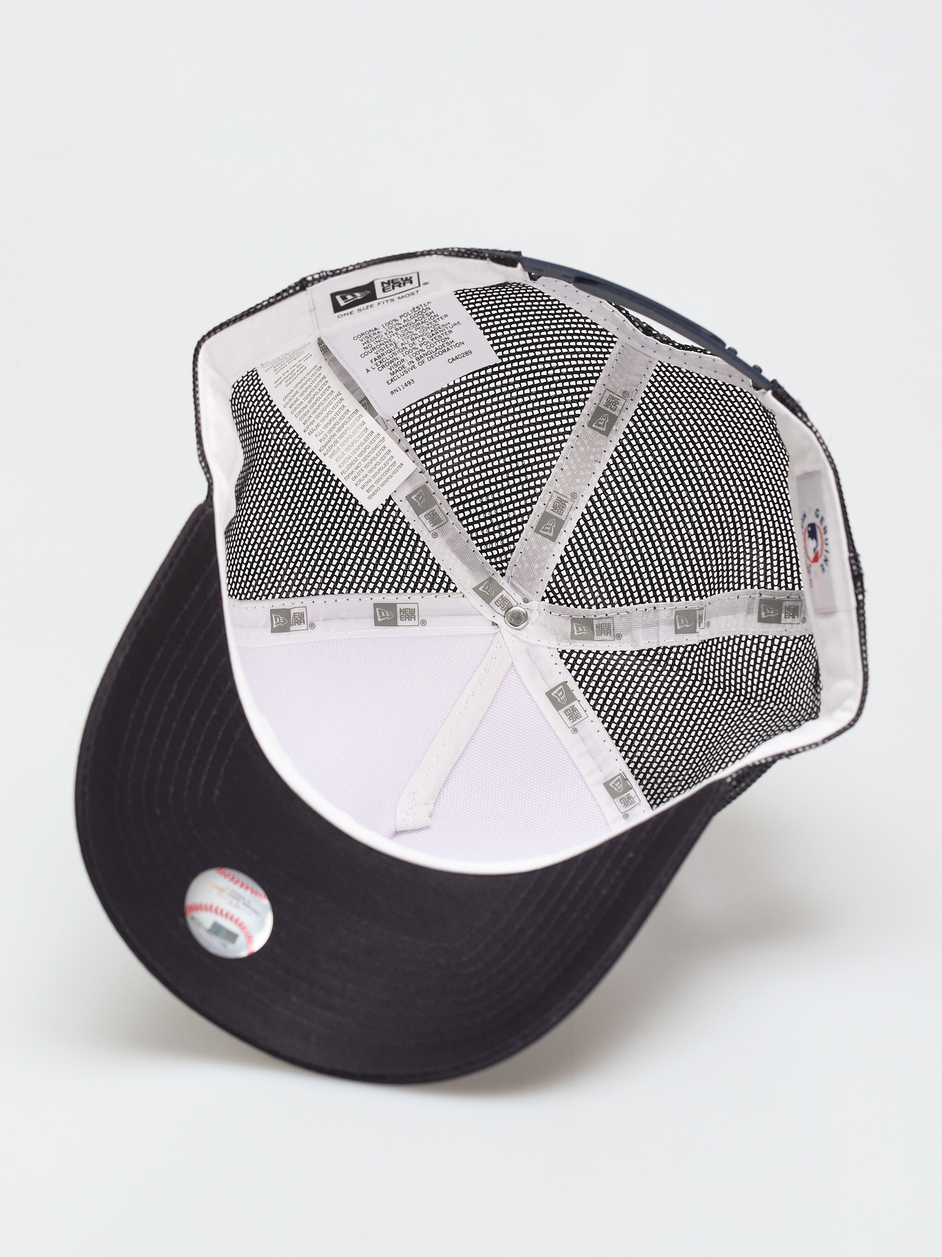 New Era Team Block Trucker New York Yankees Cap (black/white)