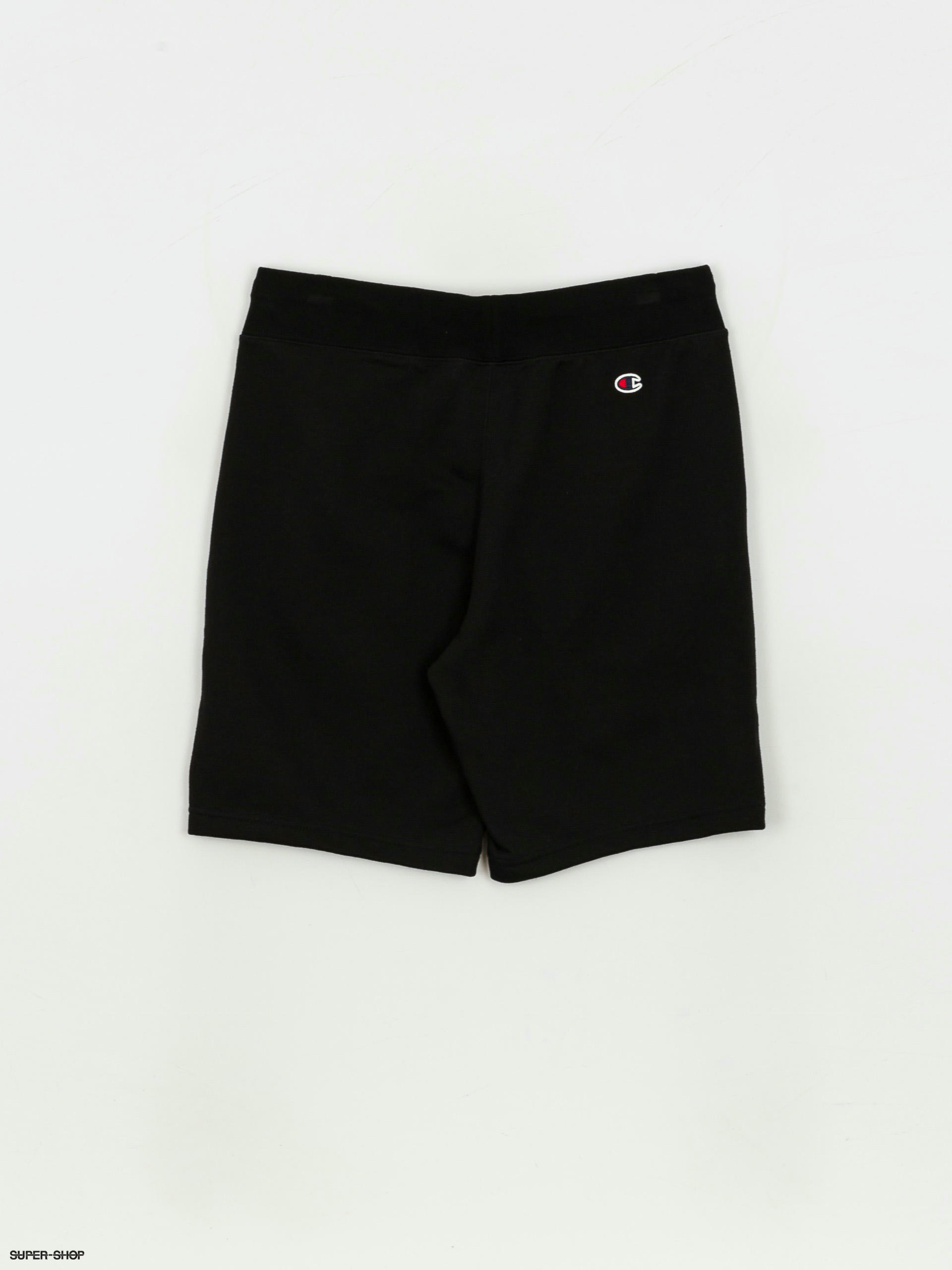 all black champion shorts