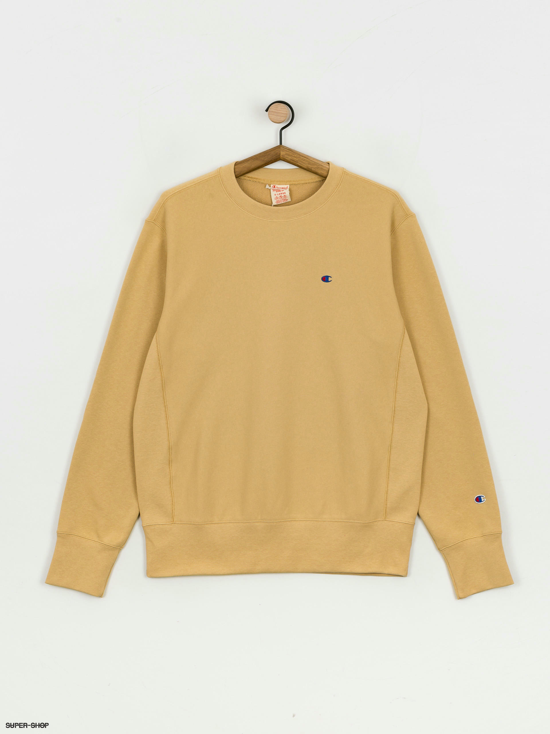 pastel yellow champion crewneck