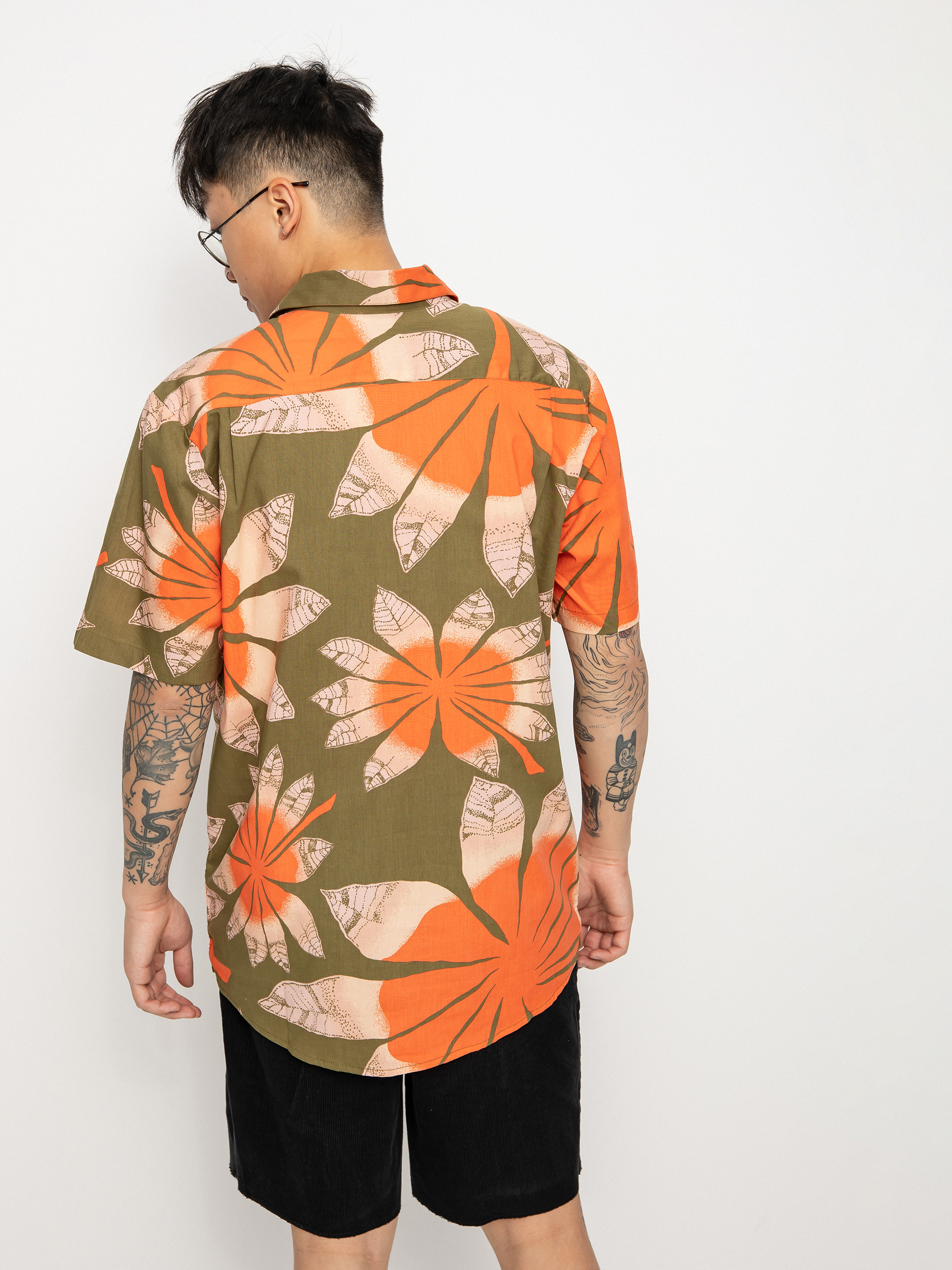 Volcom Bloomin Shirt (martini olive)