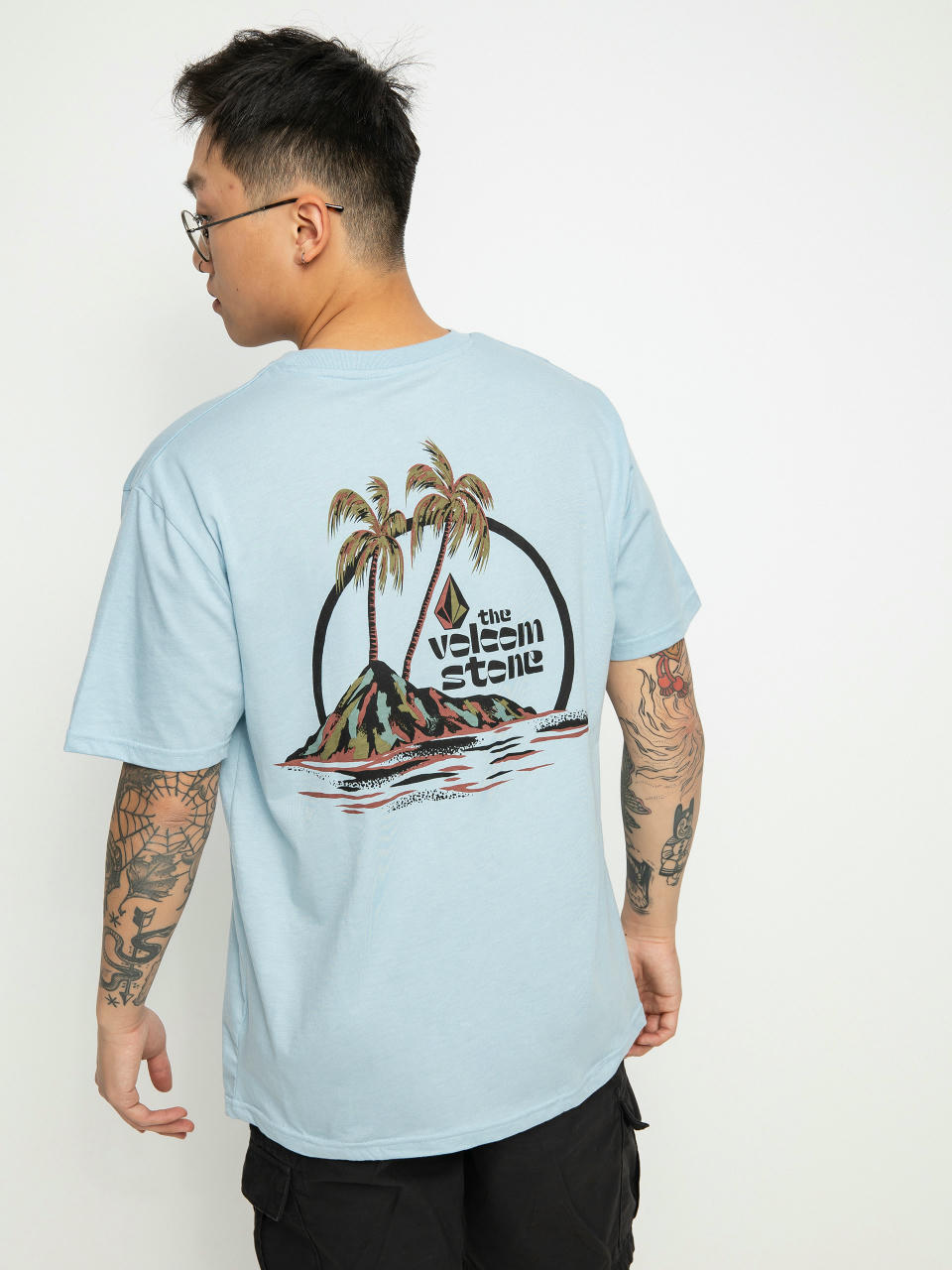 Volcom Paradise T-Shirt (cali blue heather)