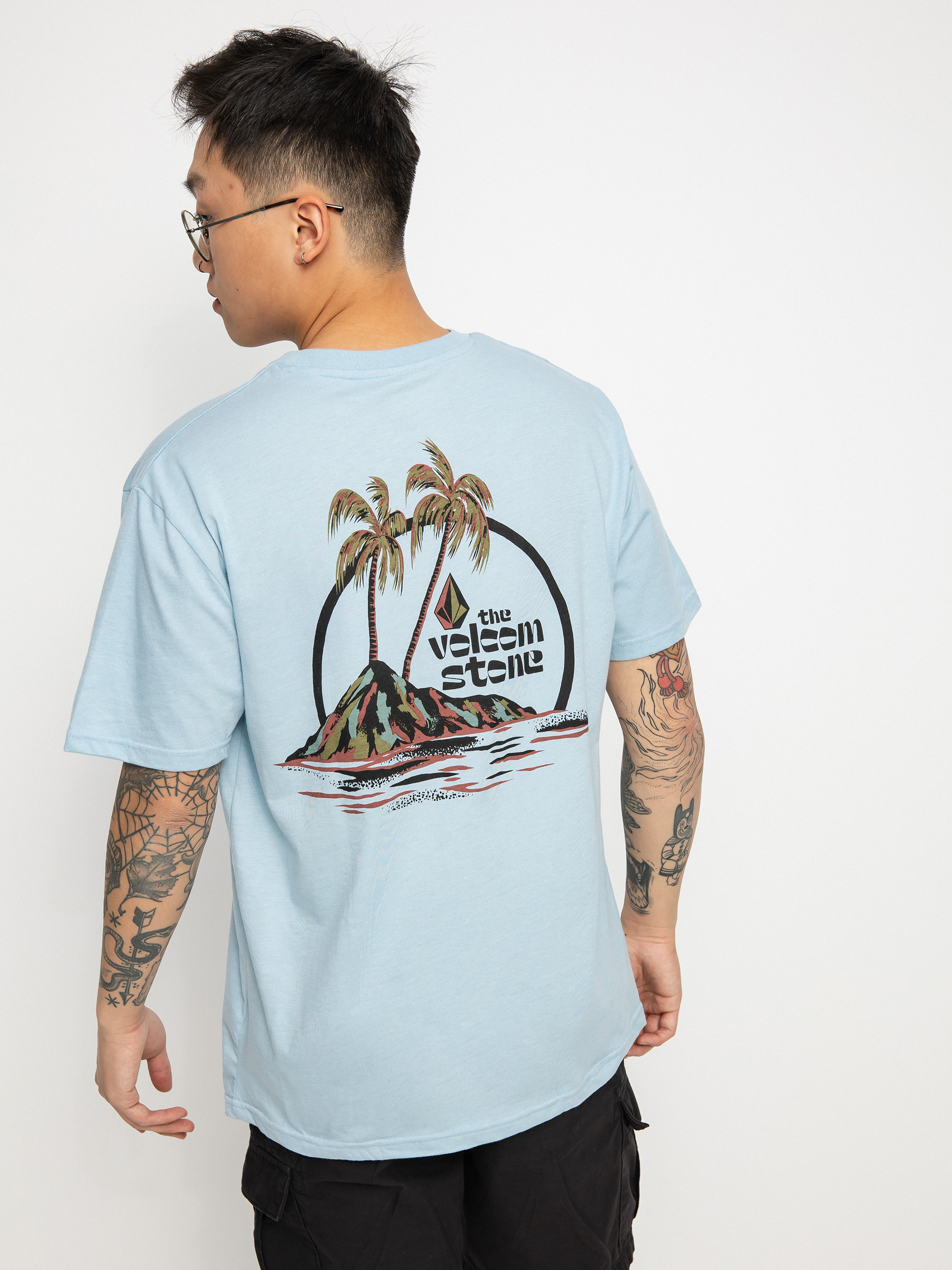 Volcom Paradise T-shirt (cali blue heather)