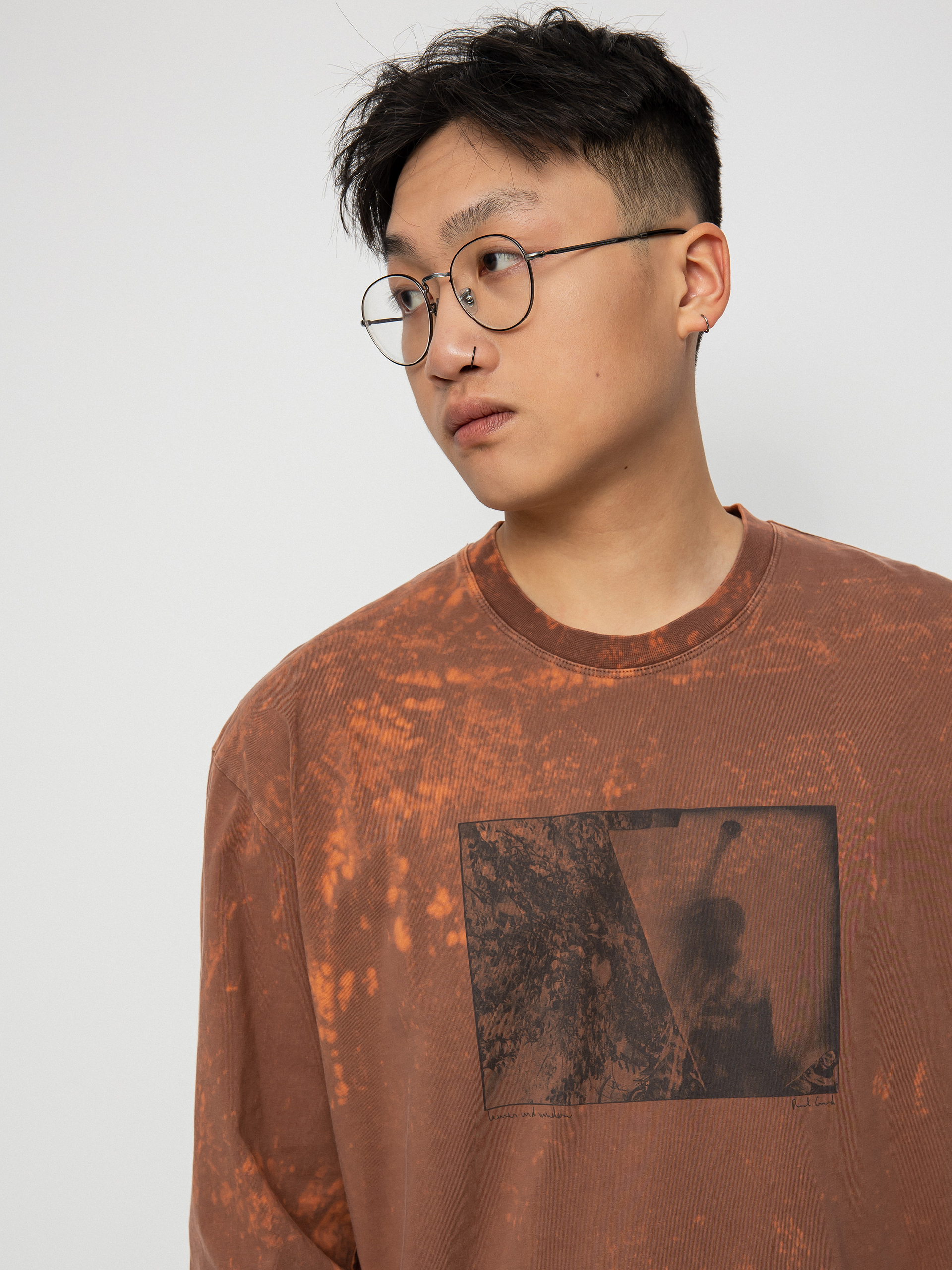 Polar Skate Co LEAVES AND WINDOW ロンT 長袖