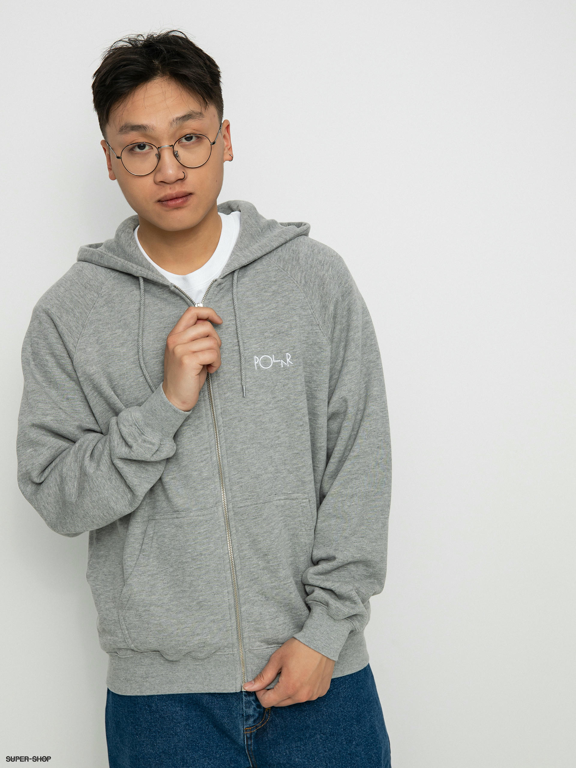 Polar default hoodie online grey