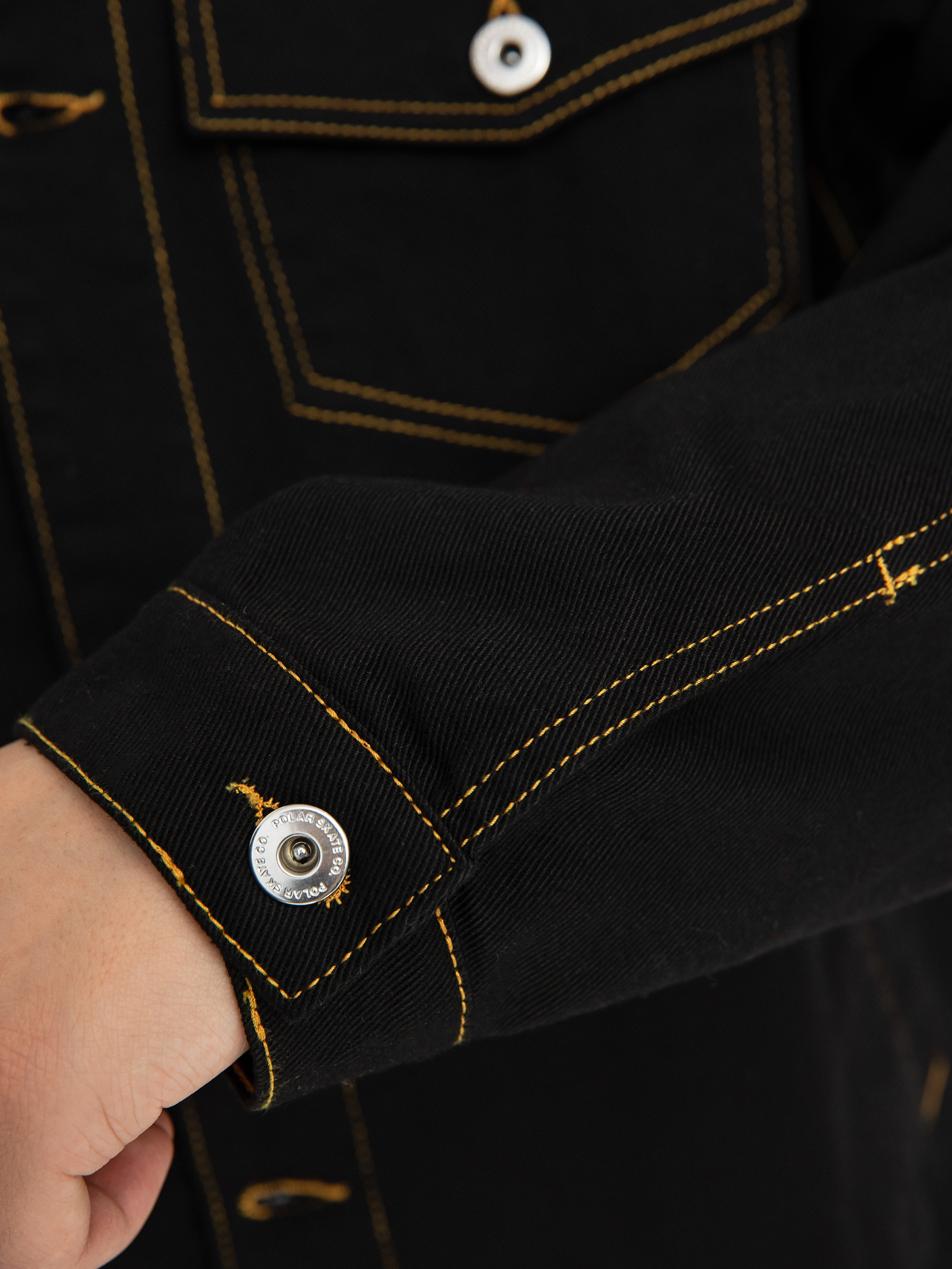 Polar Skate Jean Jacket (black)