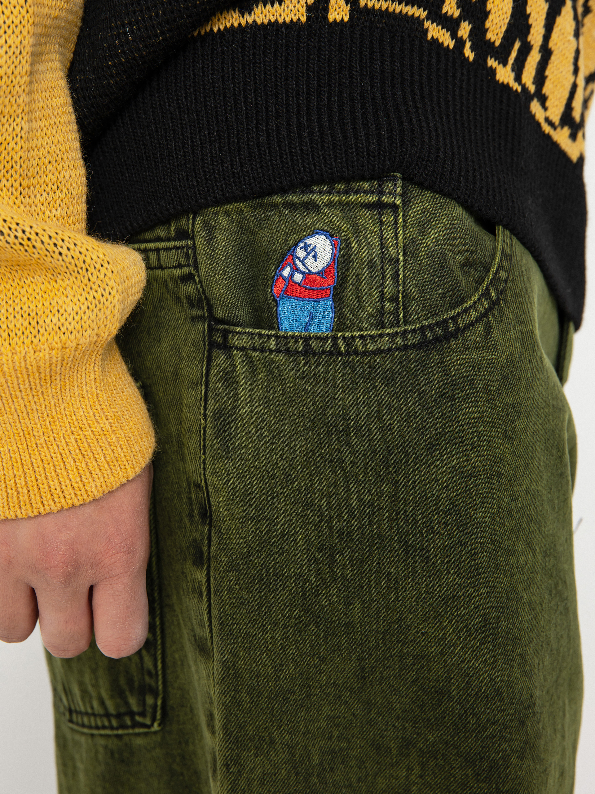 Polar Skate Co. Big Boy Jeans - Green Black | ANDJOY