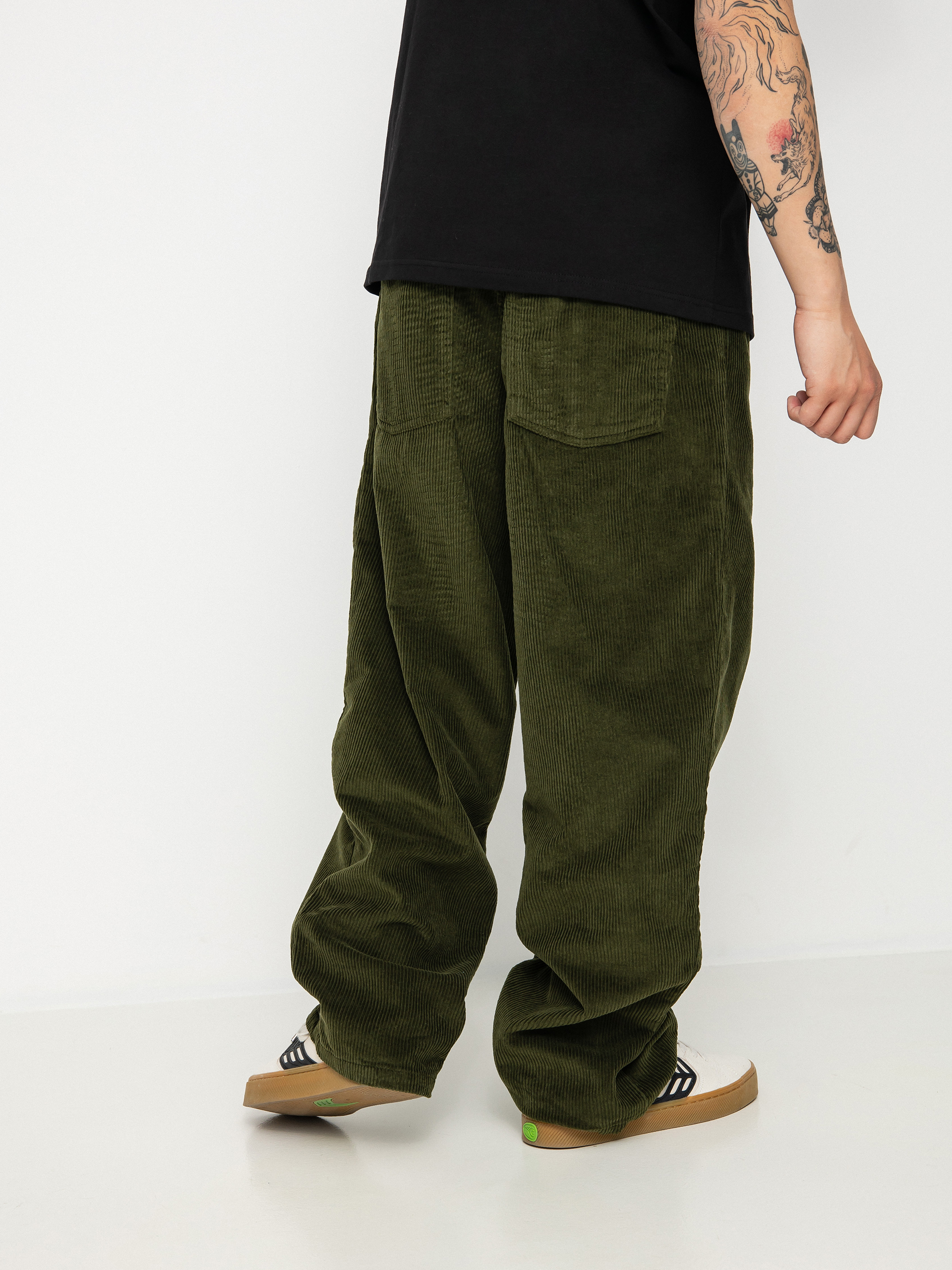 Polar Skate Big Boy Cords Hose - Grün (dark olive)