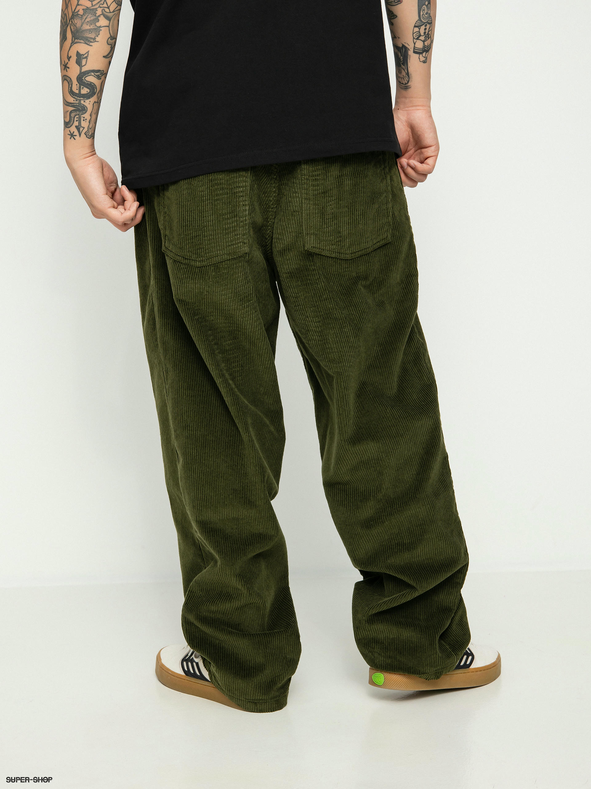 Polar Skate Big Boy Cords Hose (dark olive)