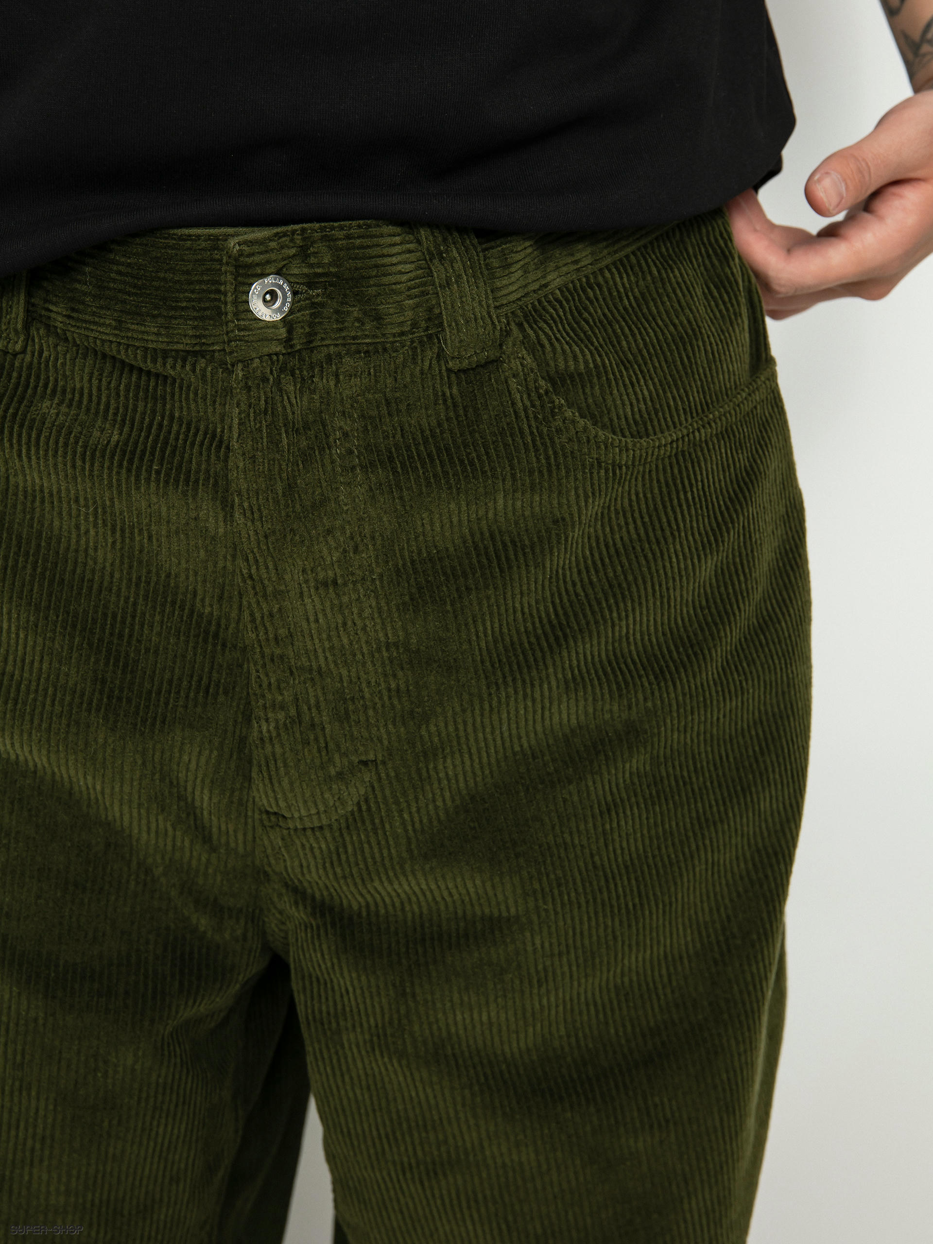 Polar Skate Big Boy Cords Pants (dark olive)