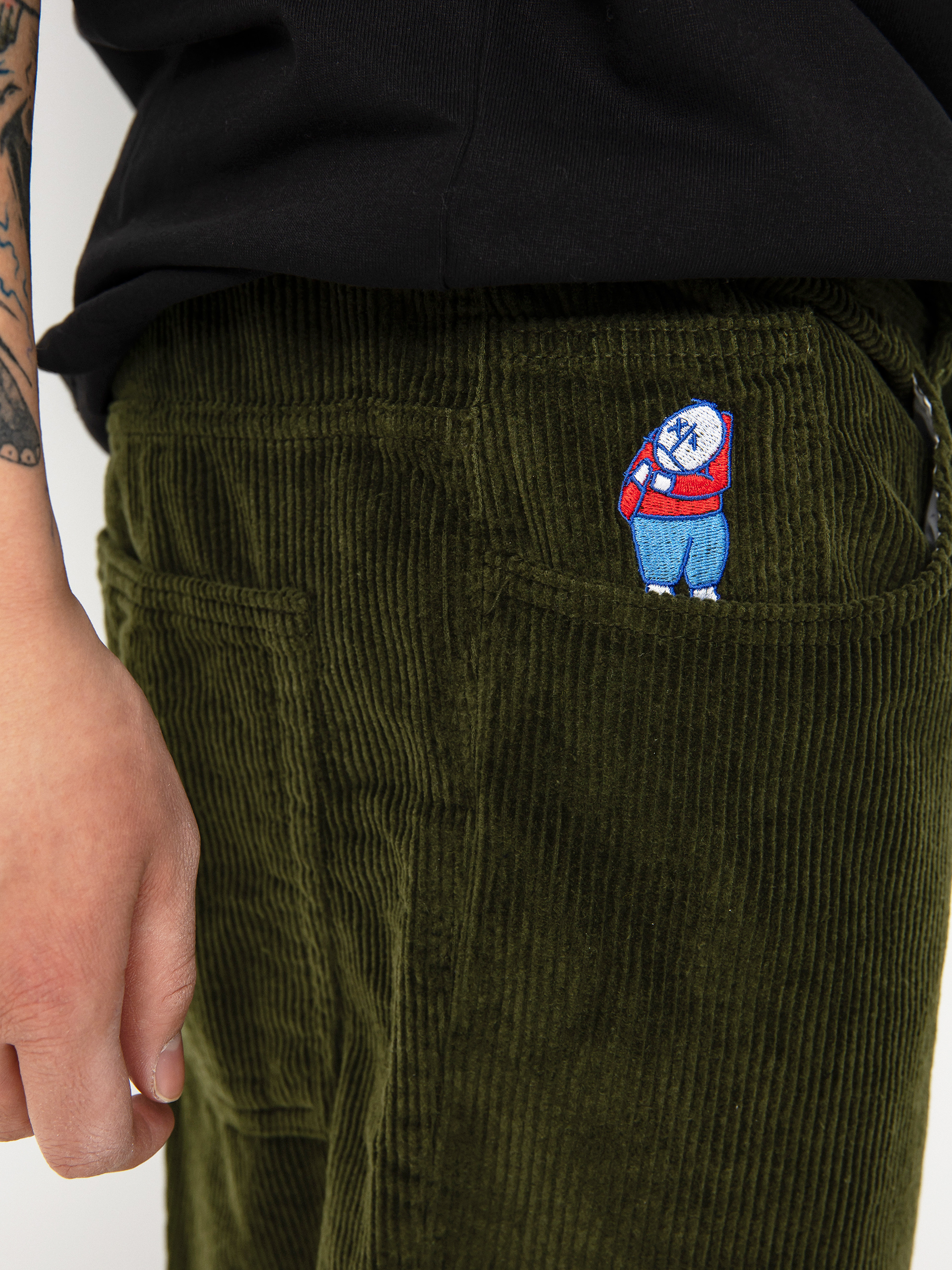 Polar Skate Big Boy Cords Pants (dark olive)