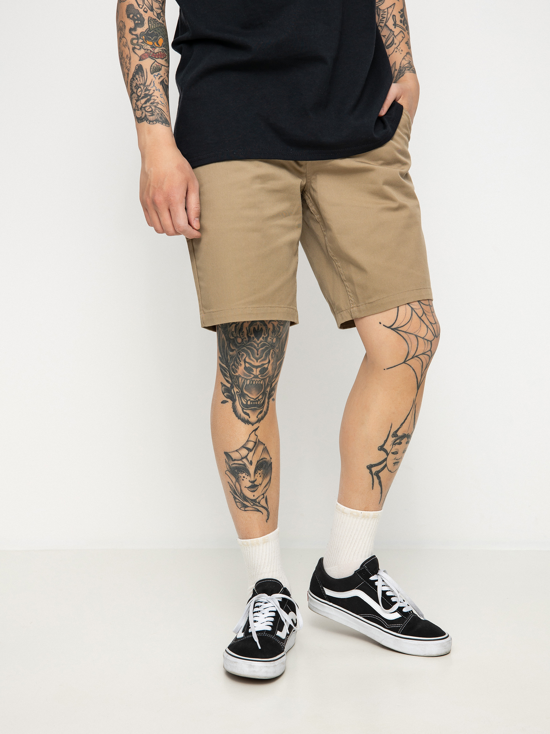 Brixton Choice Chino Shorts (khaki)