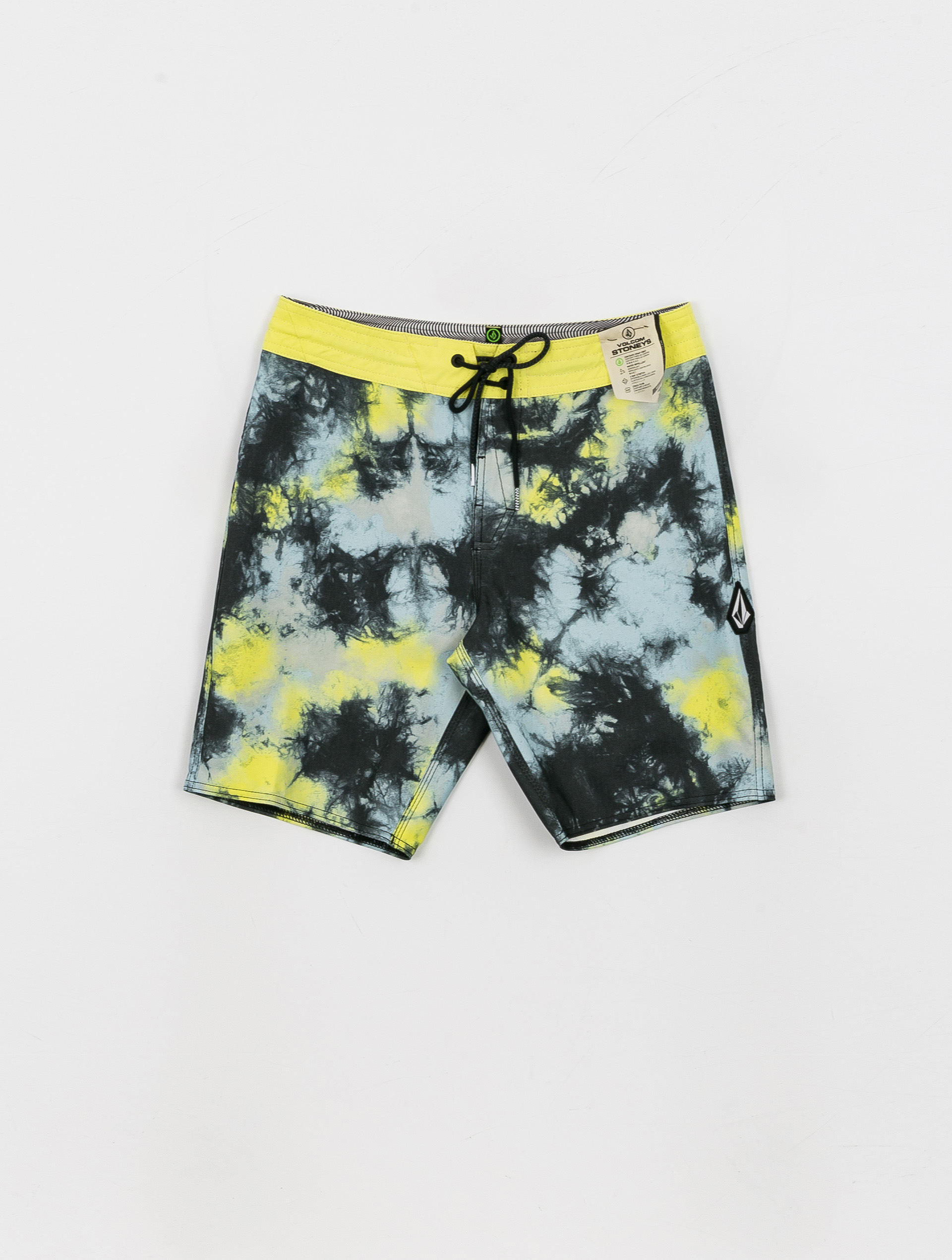 Volcom Saturate Stoney 19 Boardshorts (lime tie dye)