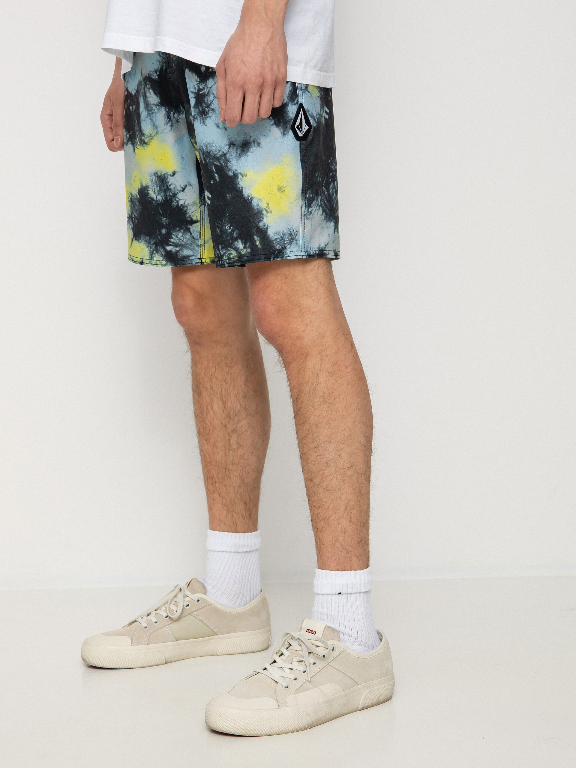 Volcom Saturate Stoney 19 Boardshorts (lime tie dye)