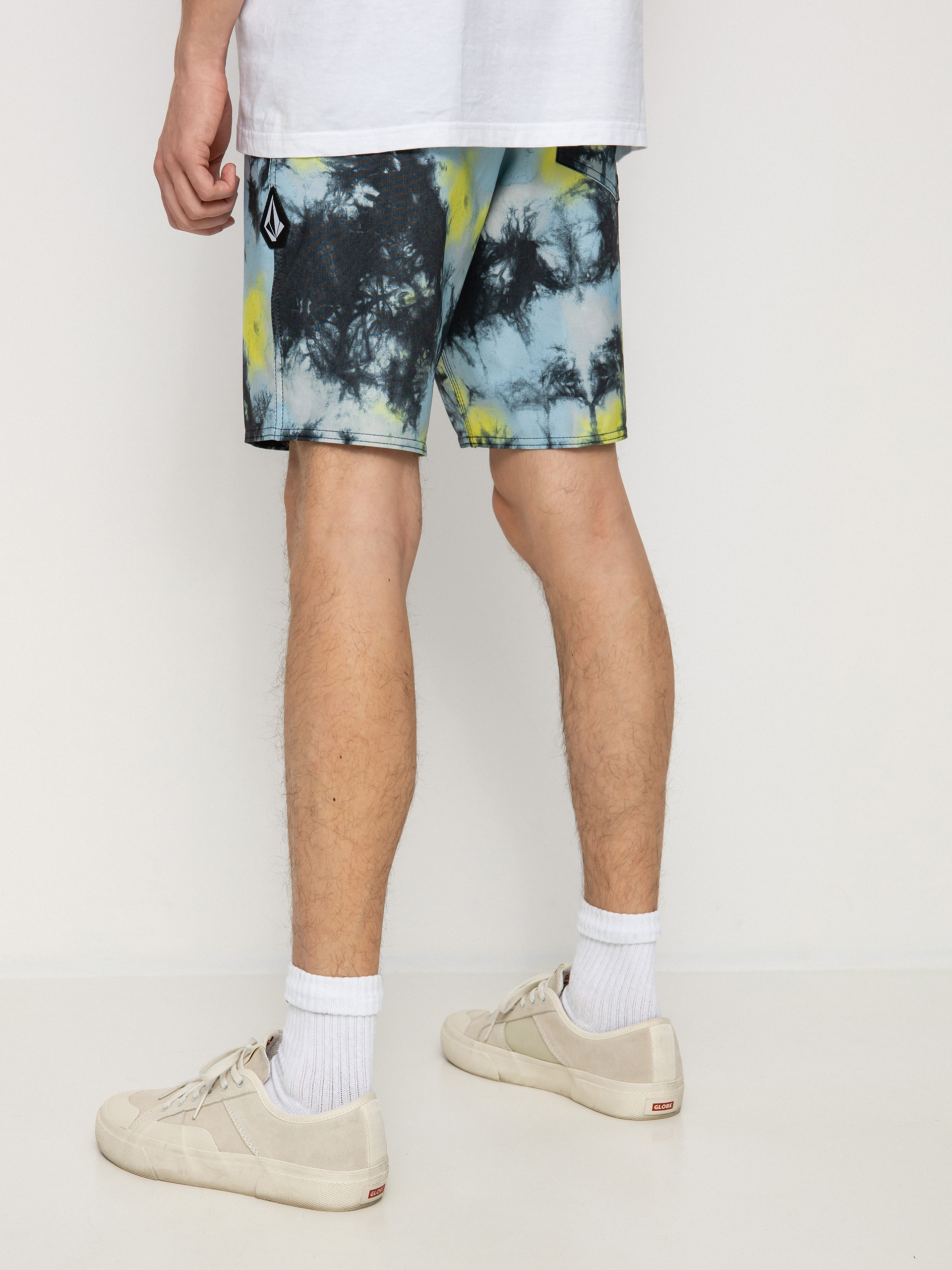 Volcom Saturate Stoney 19 Boardshorts (lime tie dye)