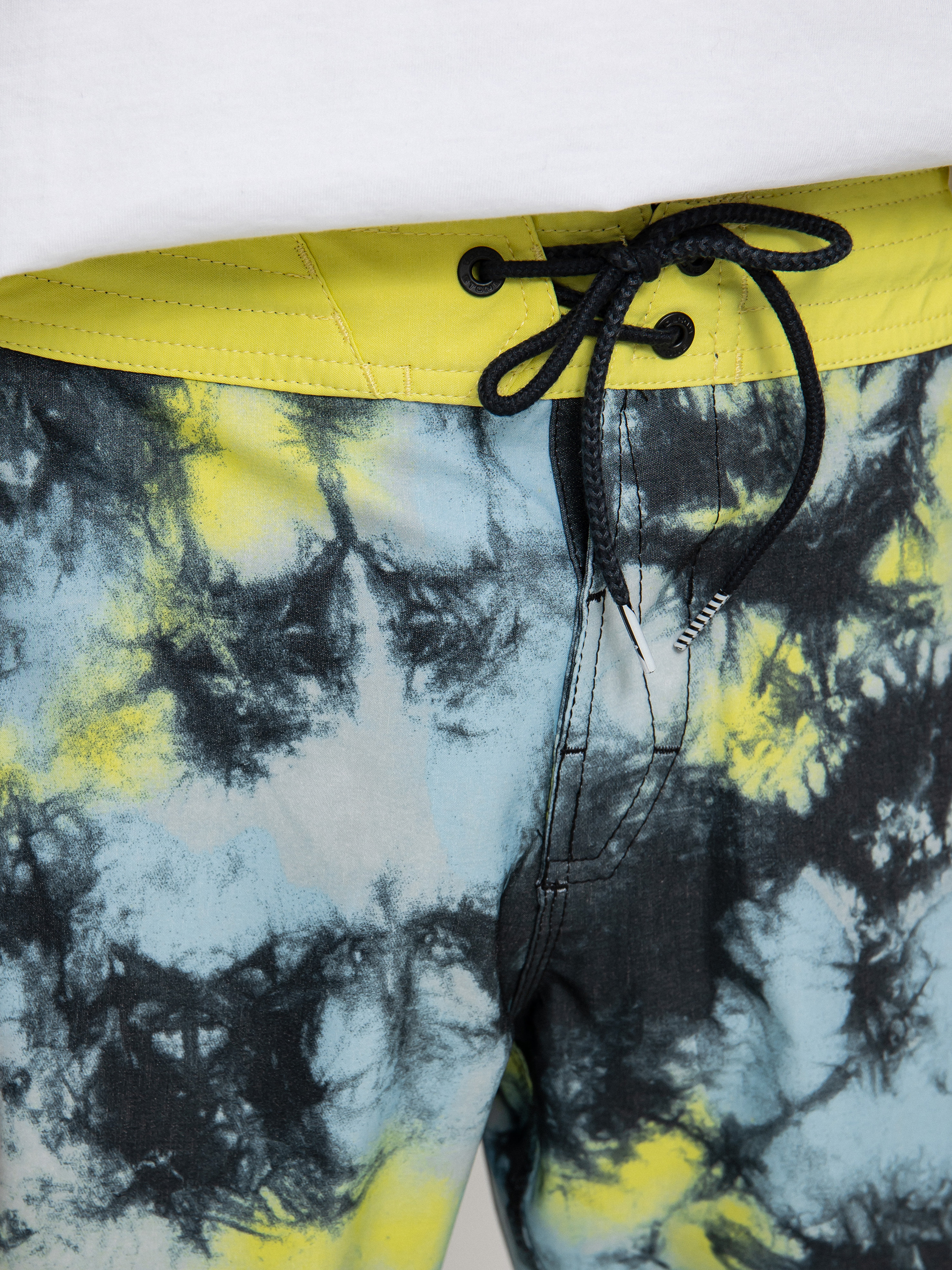Volcom Saturate Stoney 19 Boardshorts (lime tie dye)