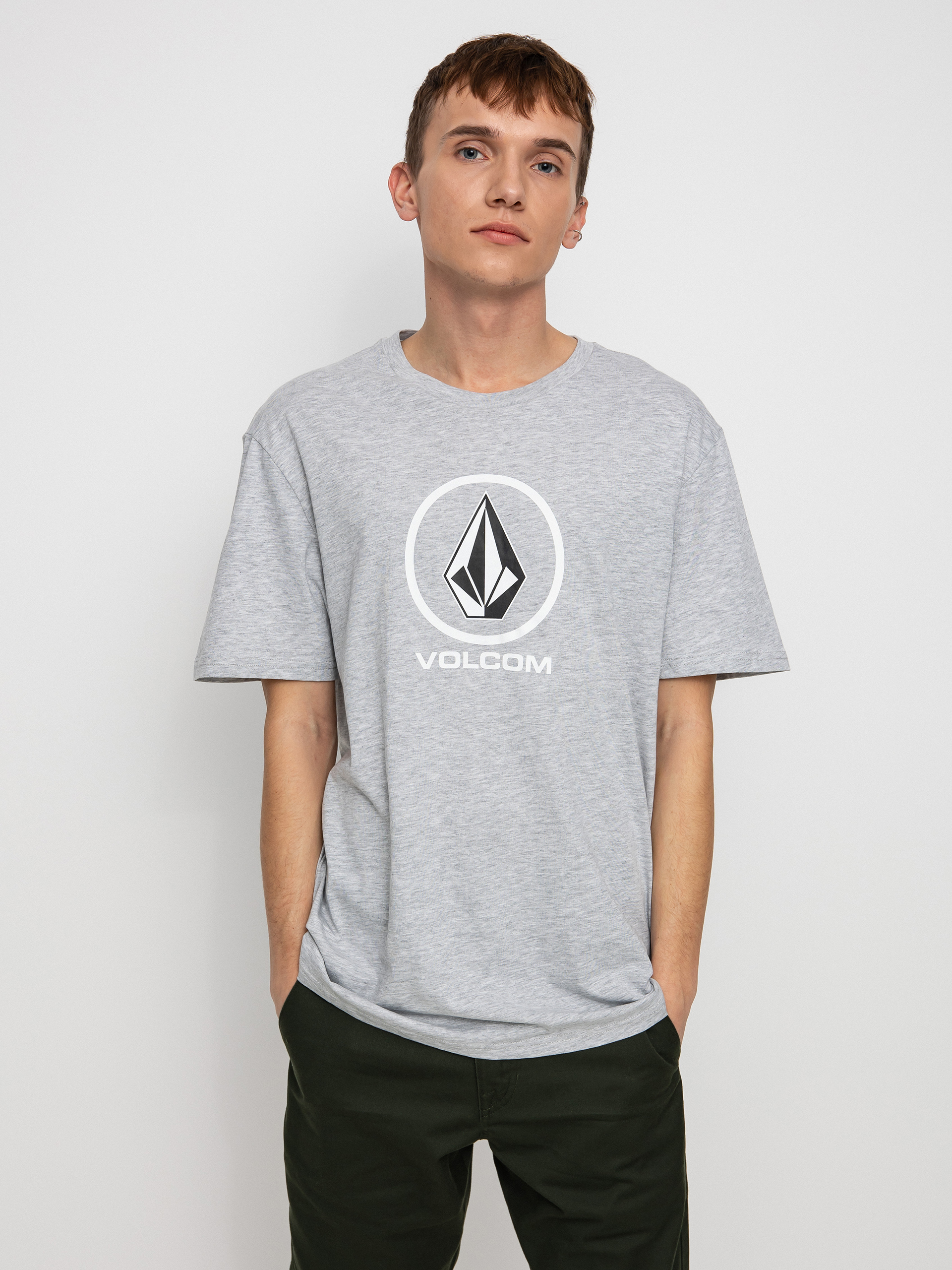 Volcom Crisp Stone Bsc T-shirt (heather grey)