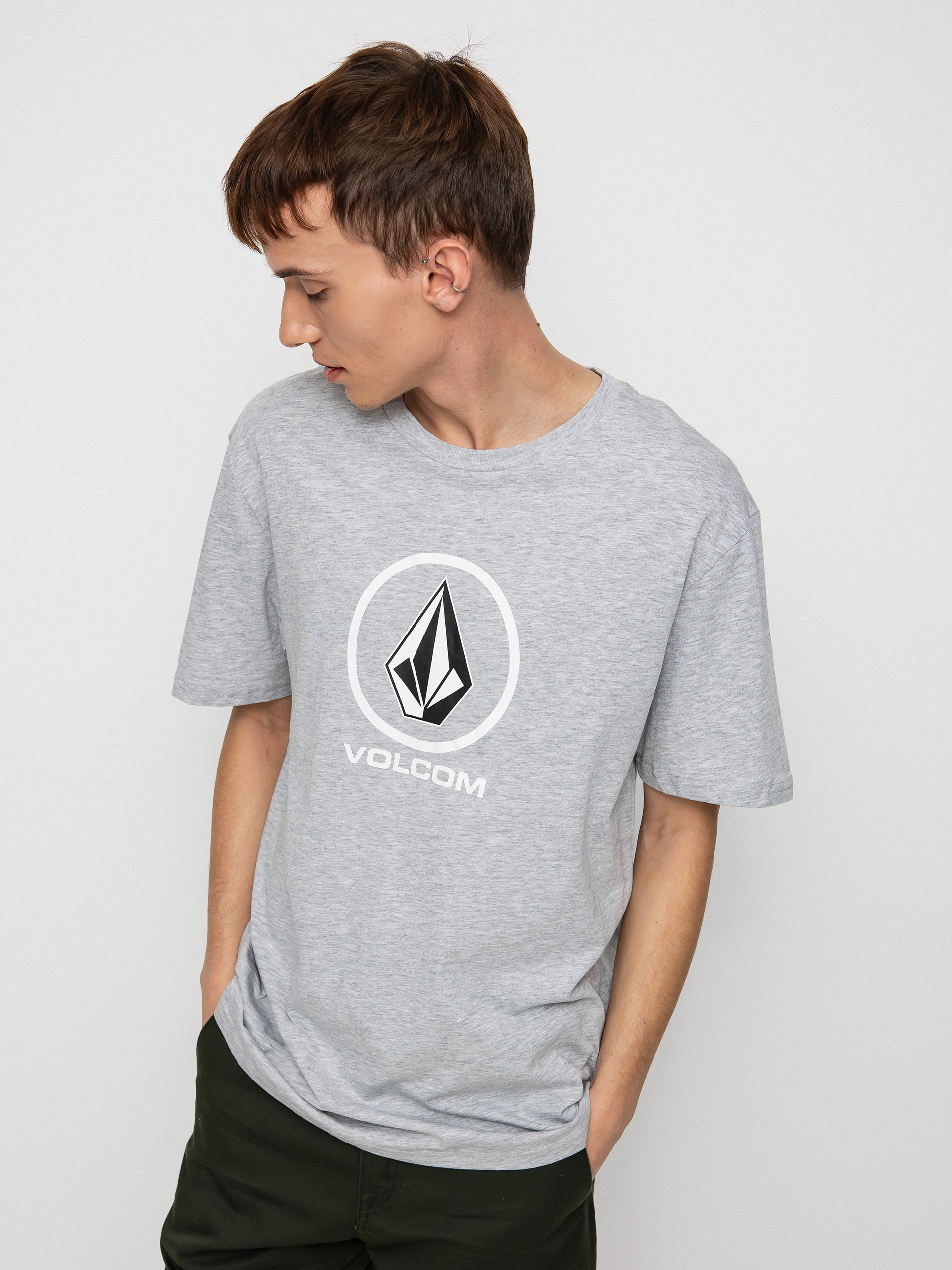 Volcom Crisp Stone Bsc T-shirt (heather grey)