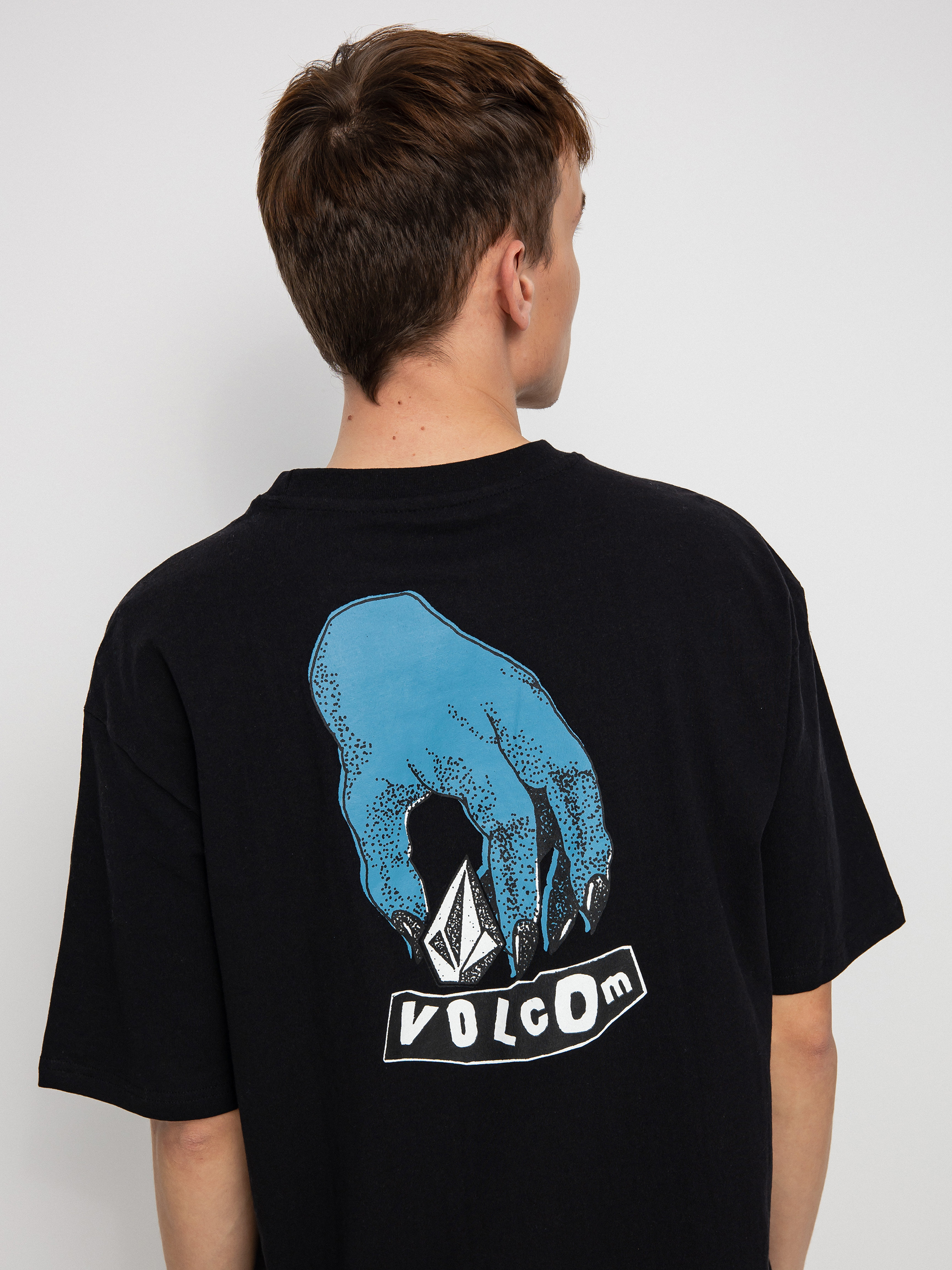 volcom t shirt black