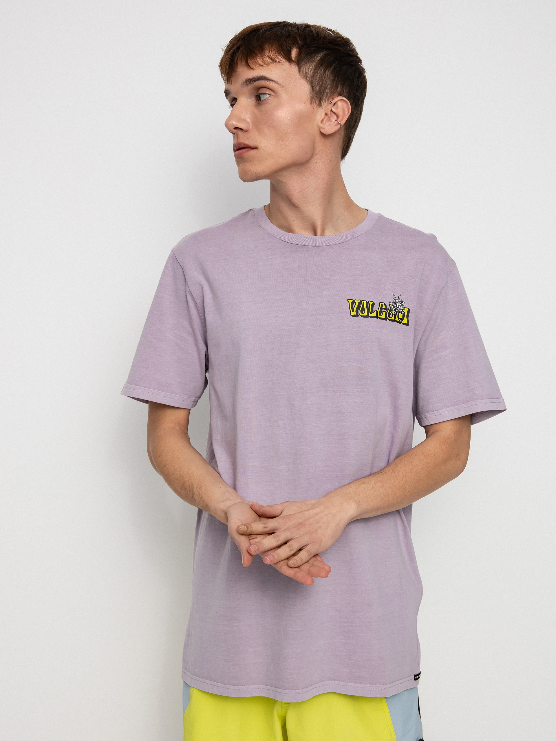 Volcom Widgets Short Sleeve Crew Neck T-shirt Grey S