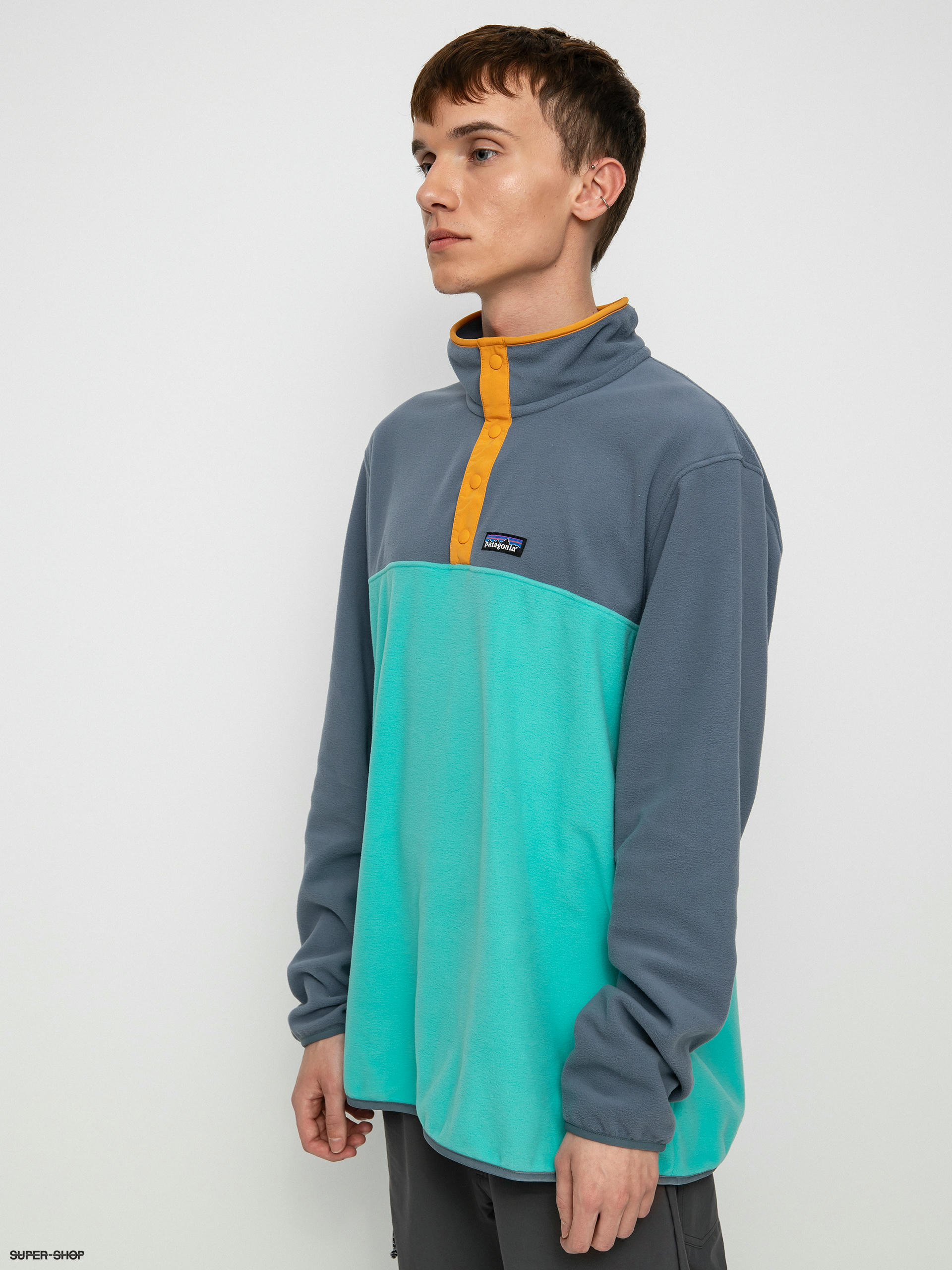 Patagonia Micro D Snap T Fleece multicolor fresh teal