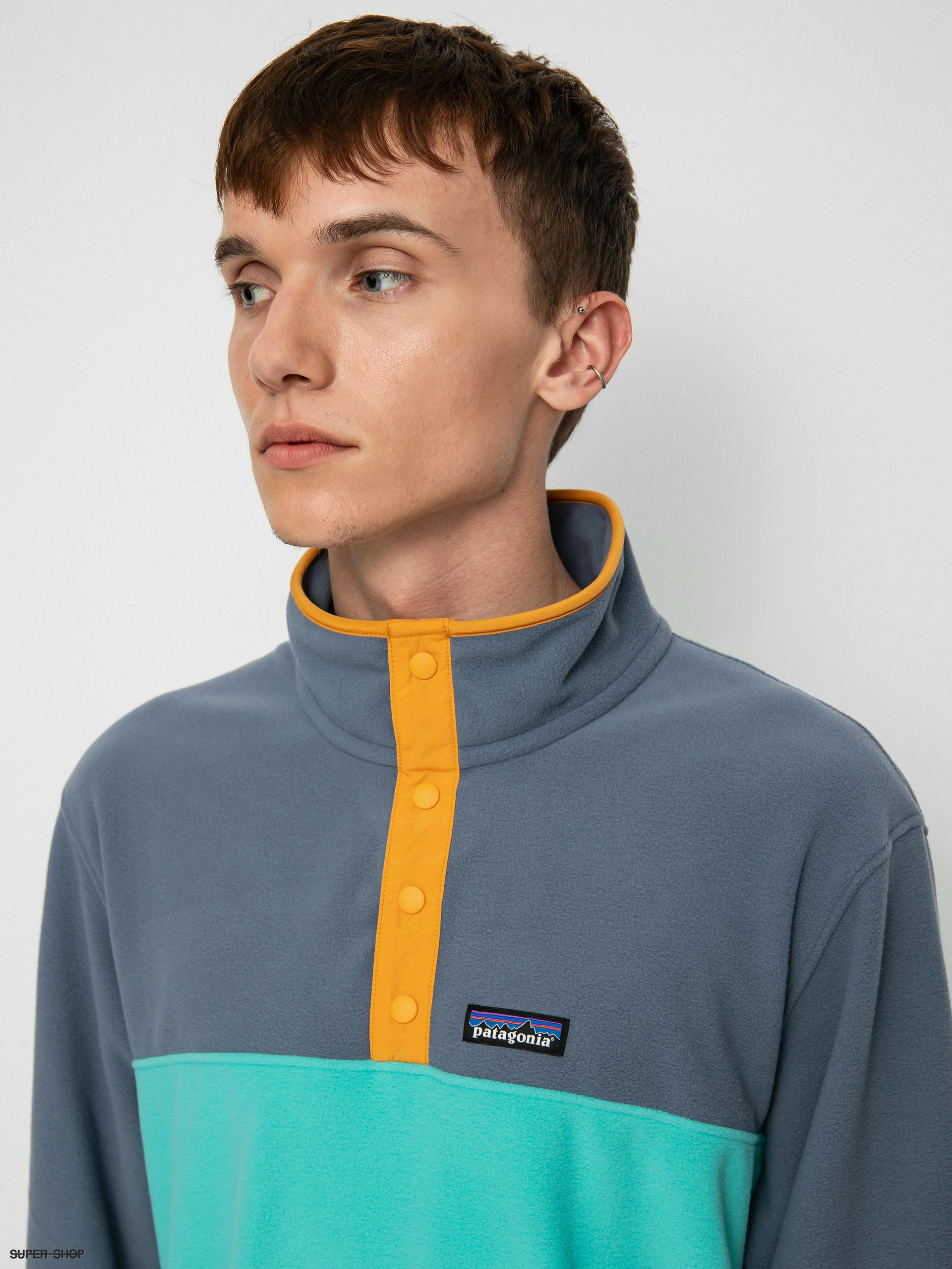 patagonia teal fleece