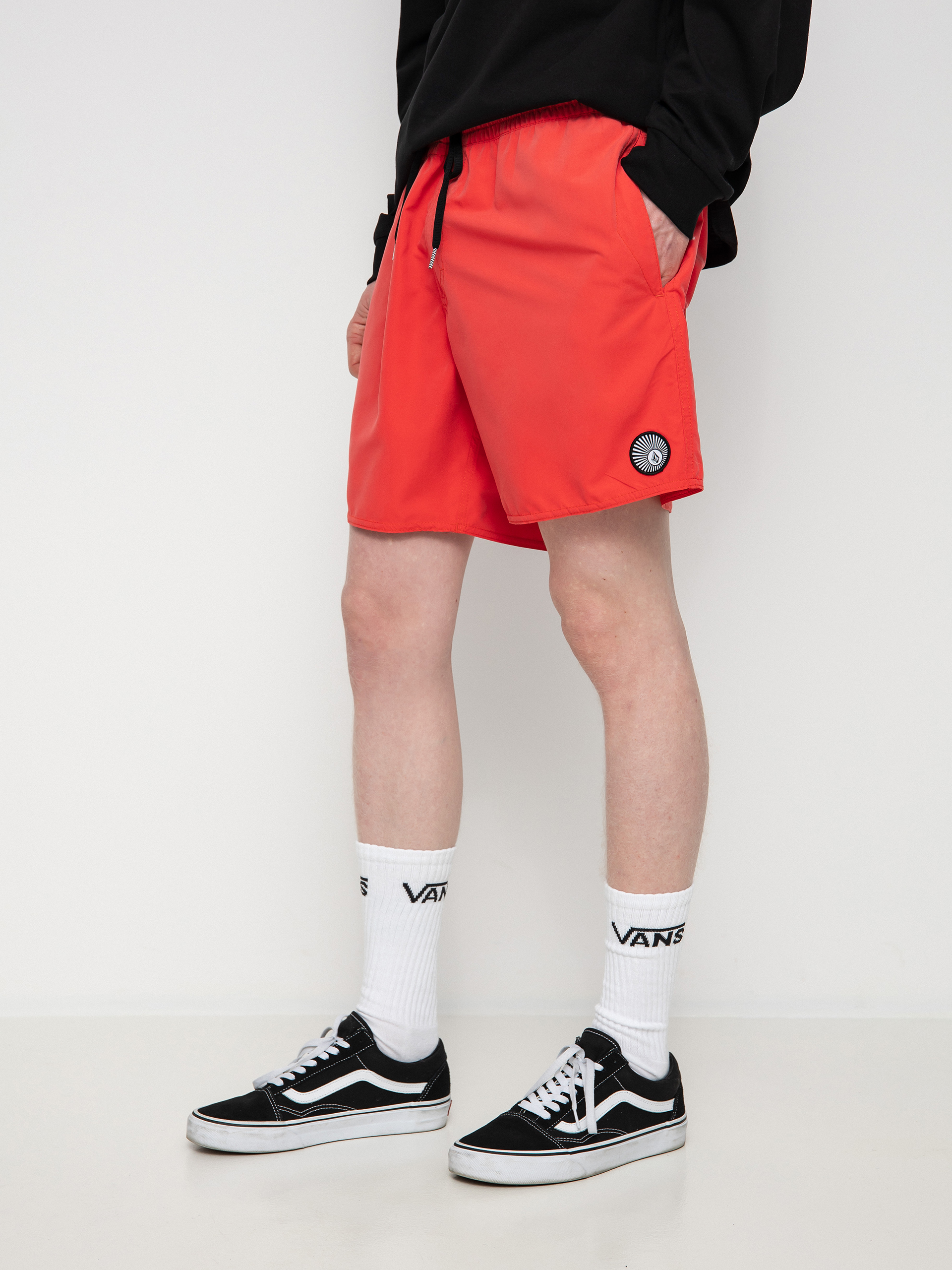 Volcom Lido Solid Trunk 16 Boardshorts (cayenne) 
